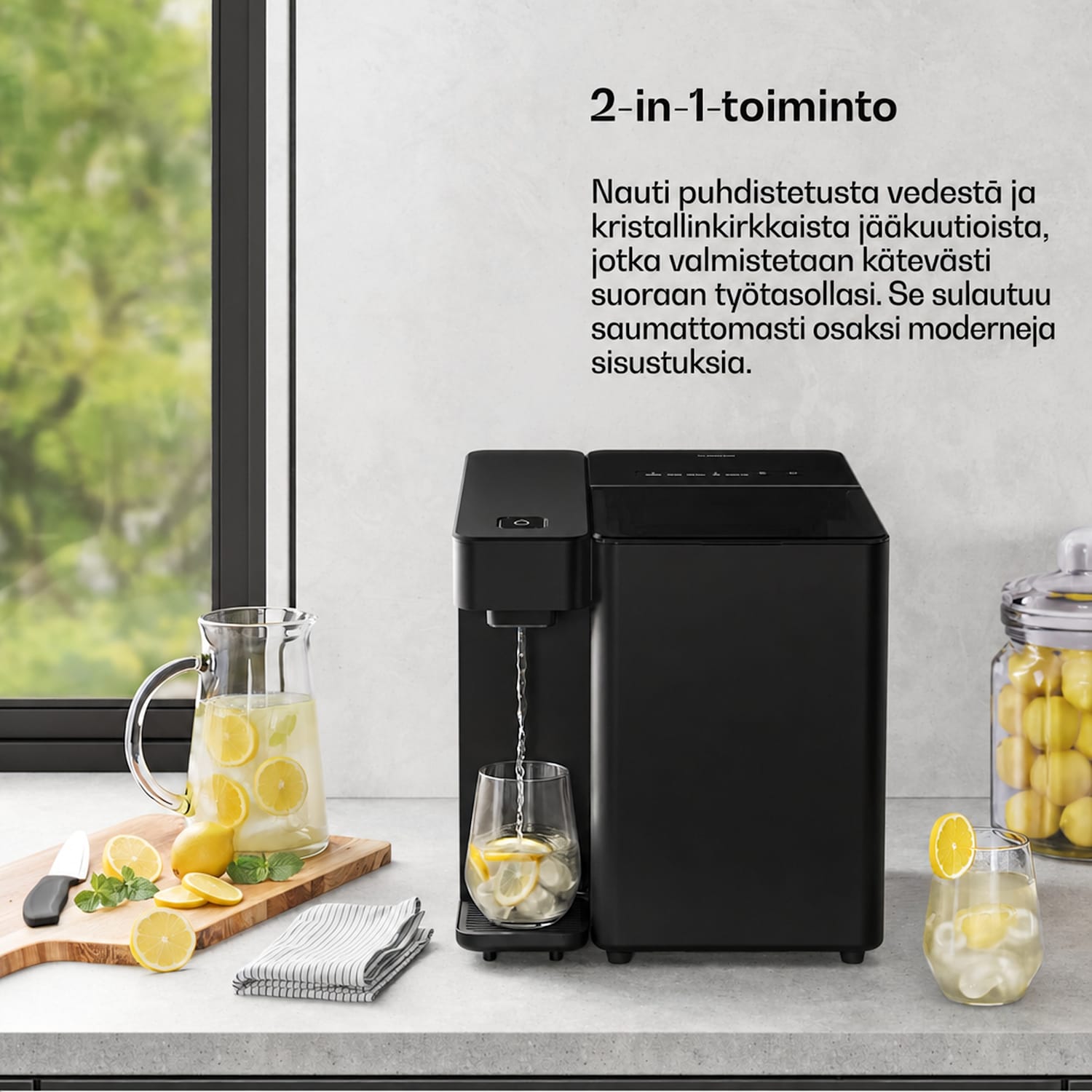 Velaire vesija jääpalakone | 3600 l | PAC-suodatin | 160 W | kosketuspaneeli 