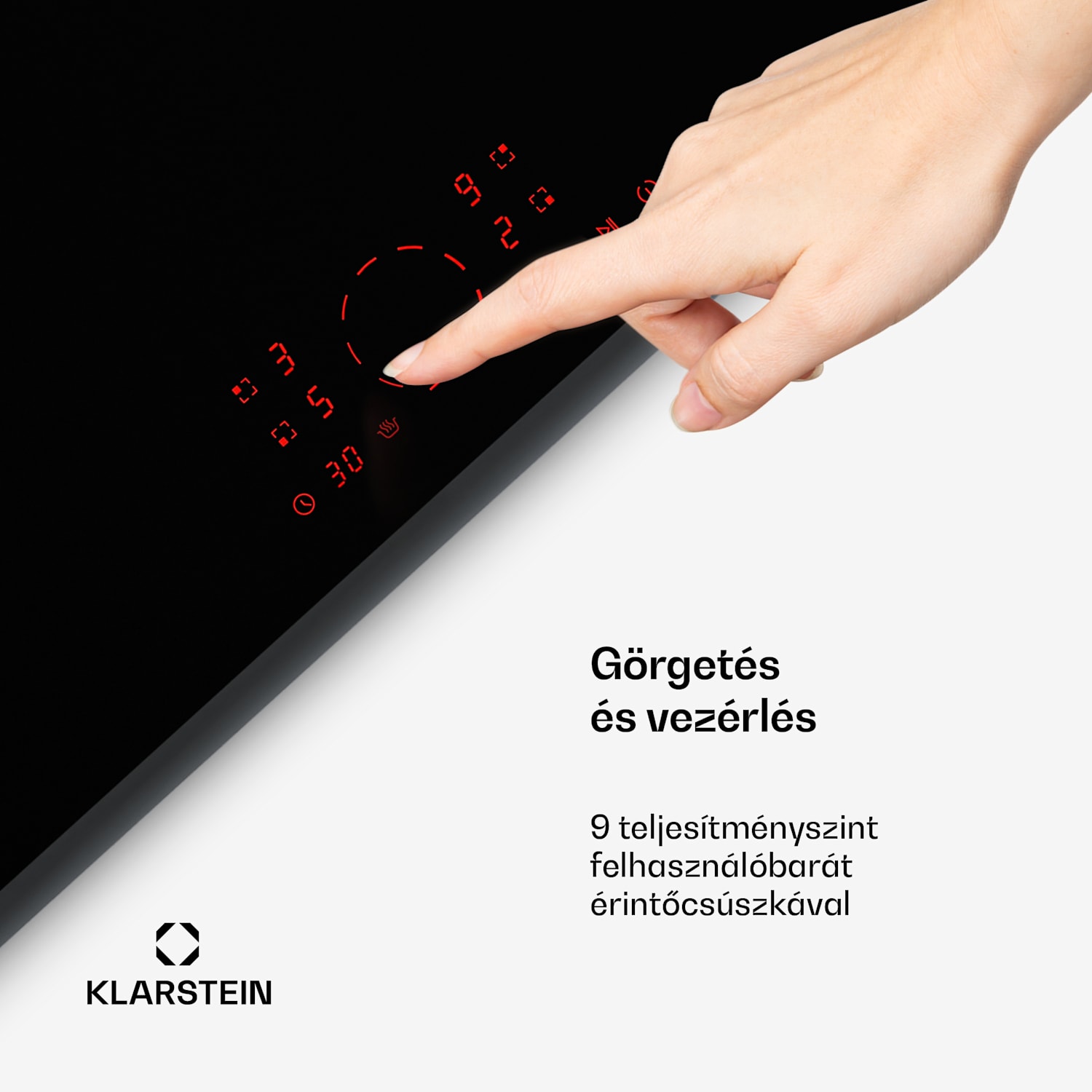 RedFlame indukciós főzőlap | Modern, elegáns és erőteljes | 4 főzőzóna | 7000 W | 60 cm 