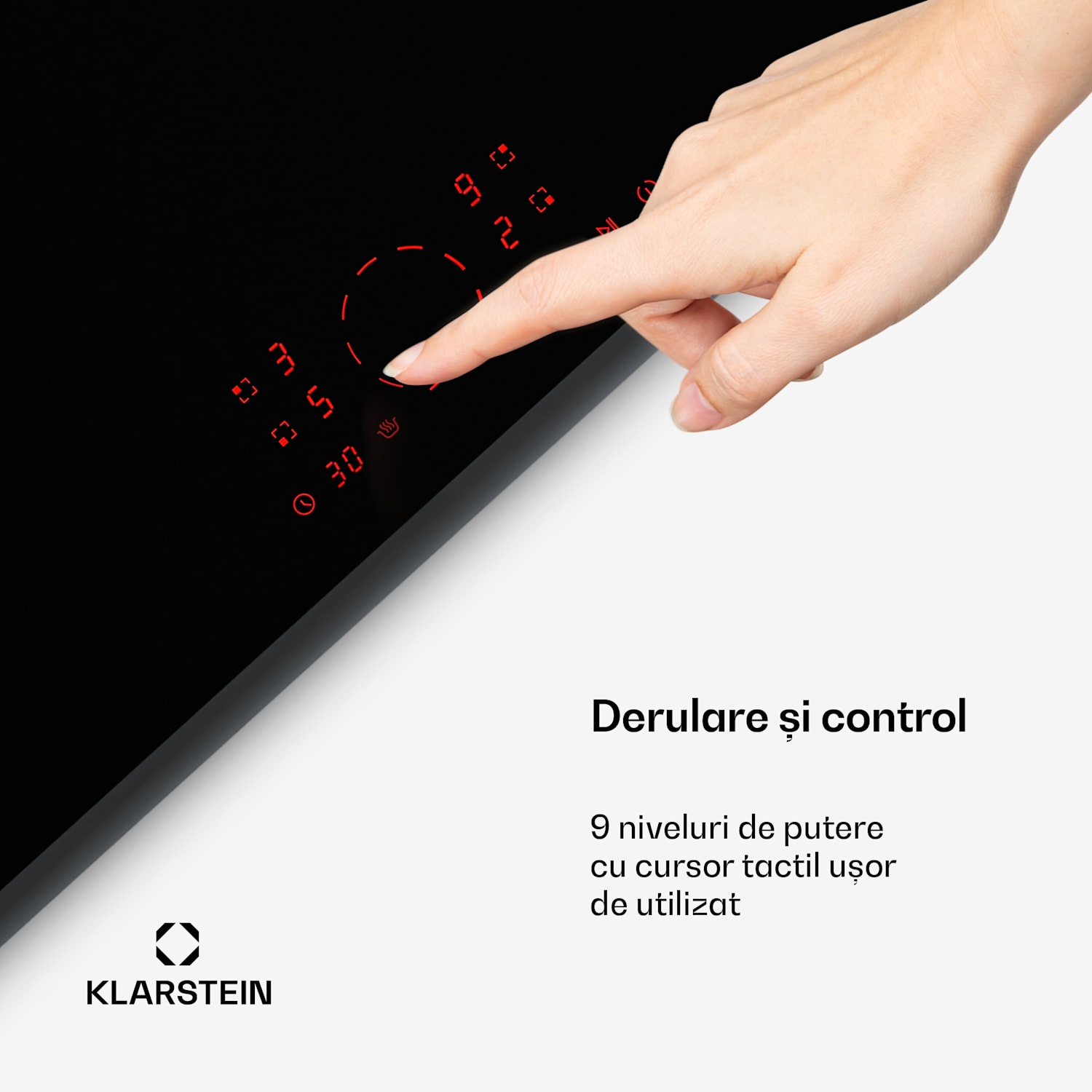 RedFlame plită cu inducție | Modernă, elegantă și performantă | 4 zone de gătit | 7000 W | 60 cm 