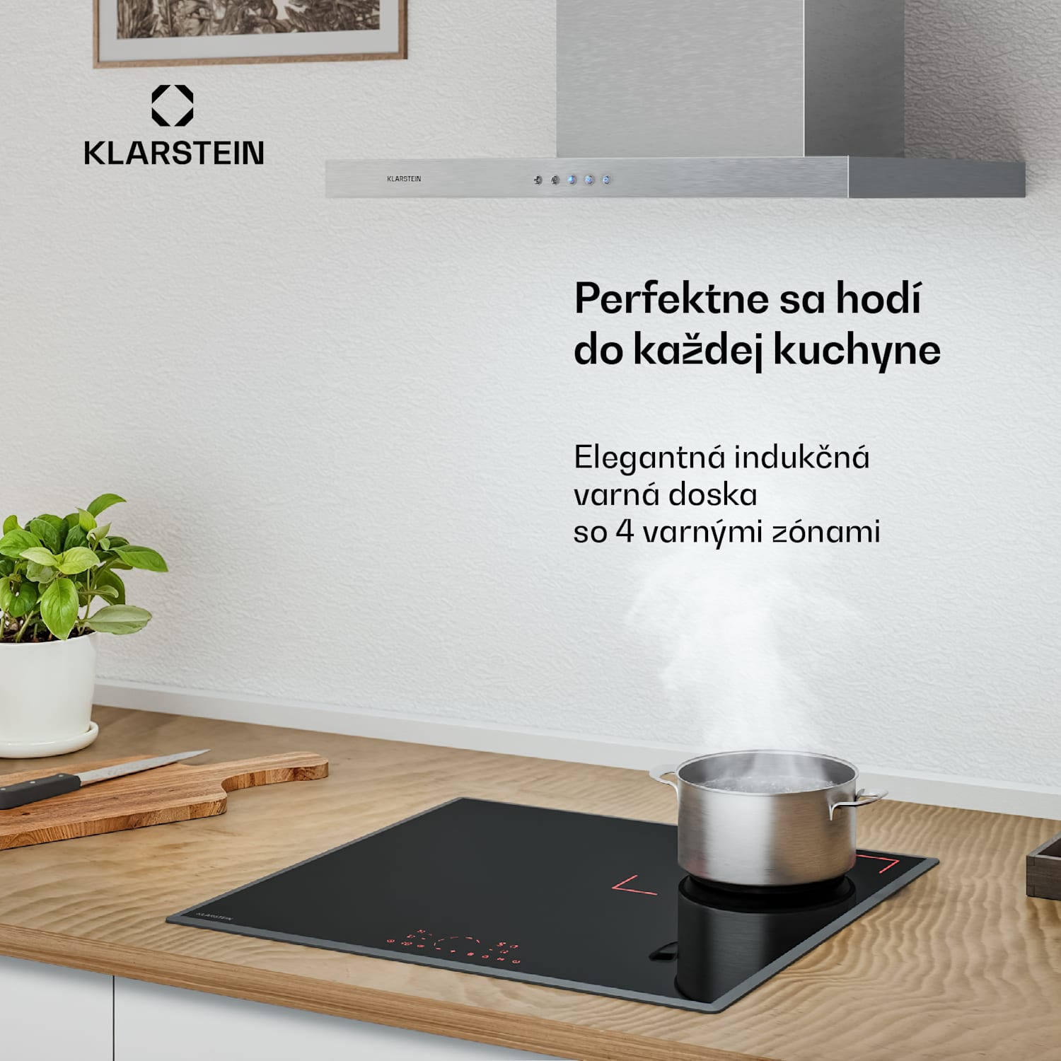 RedFlame indukčná varná doska | Moderná, elegantná a výkonná | 4 varné zóny | 7000 W | 60 cm 