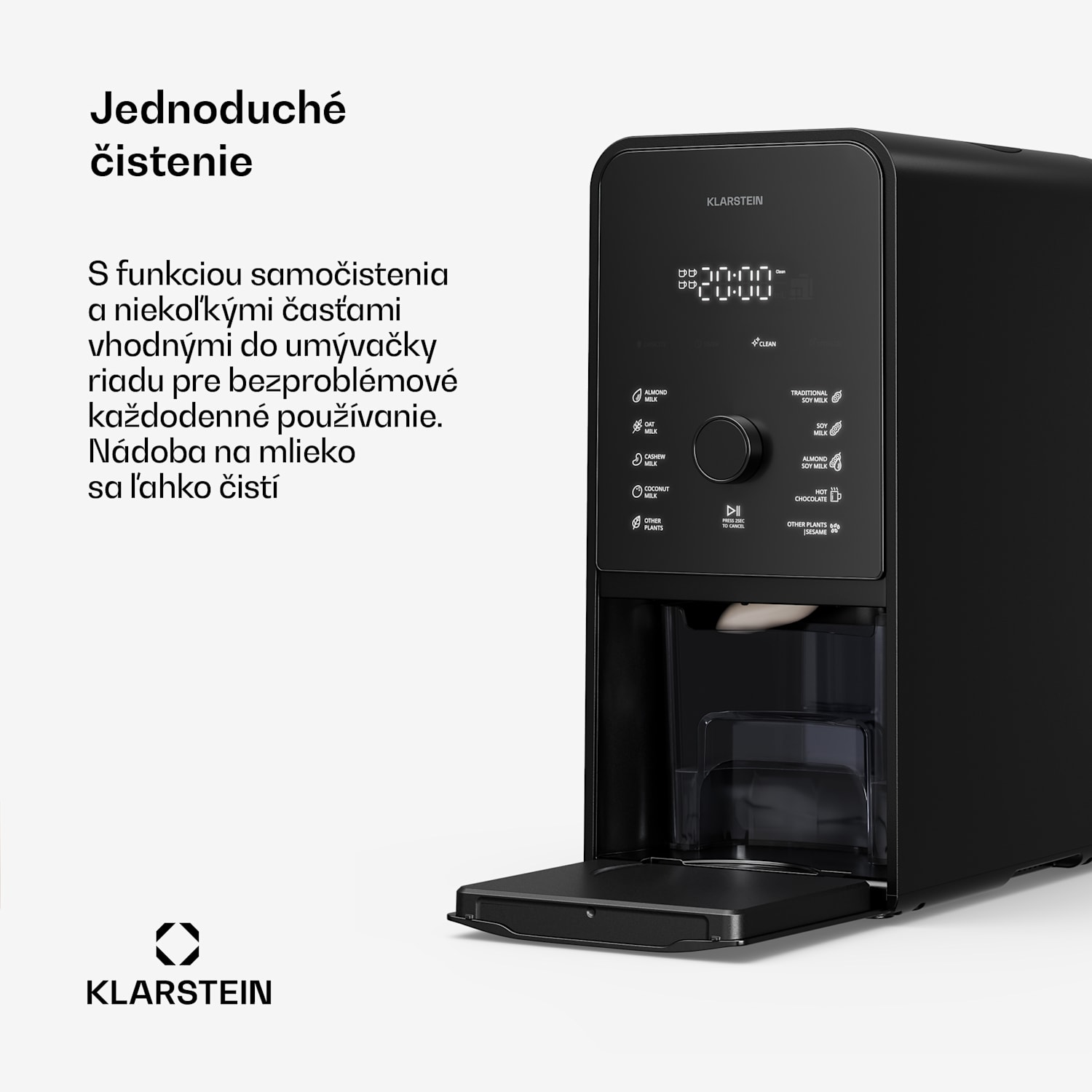 Marcia Touch automat na orechové mlieko 1,2 l, 6 nerezových nožov, 1200 W, 10 + 2 programy 