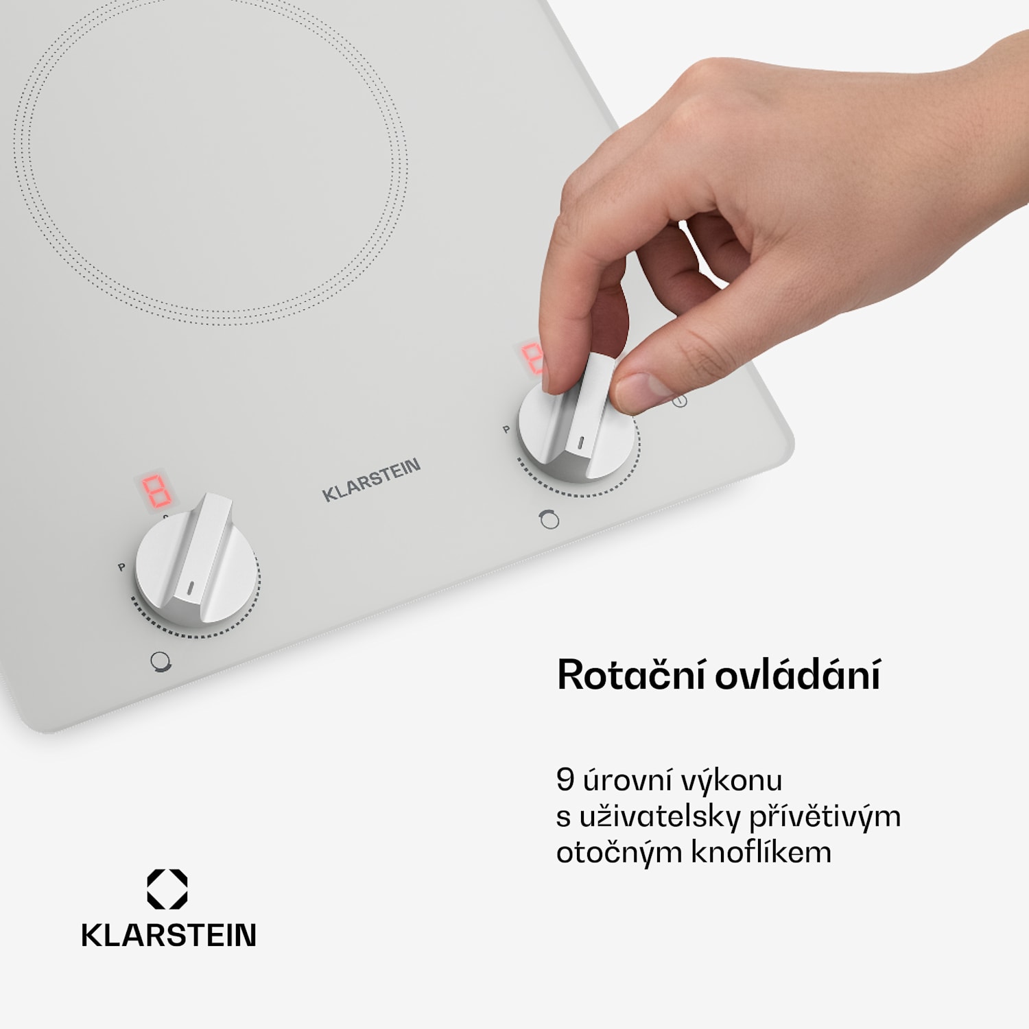 Kochheld indukční varná deska | Elegantní a výkonná | 2 varné zóny | 3500 W | 30 cm 30 cm | Blanco