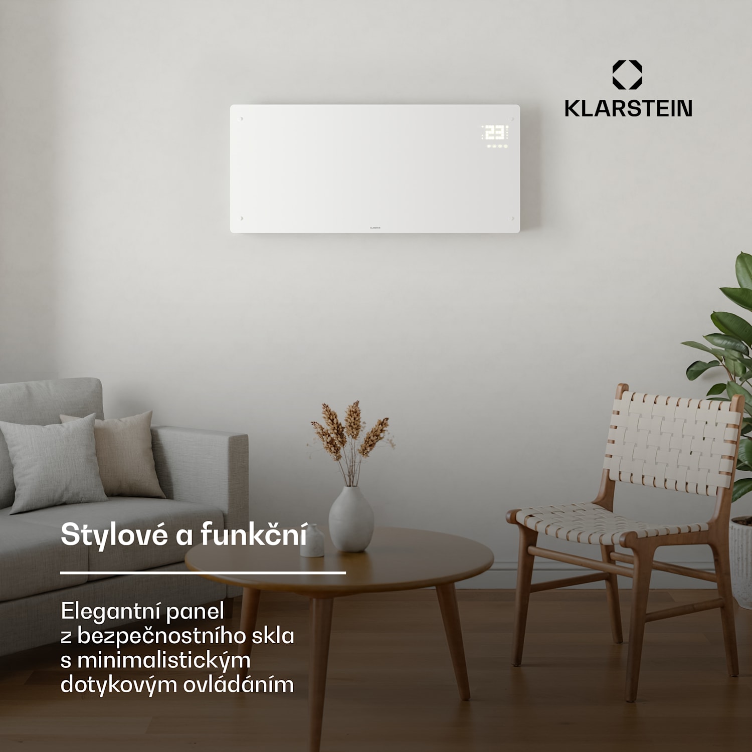 Bornholm konvektor | 3000 W | 30 m² | Výkonný a stylový | 105 x 51 cm 3000 W | Ano | Bílá