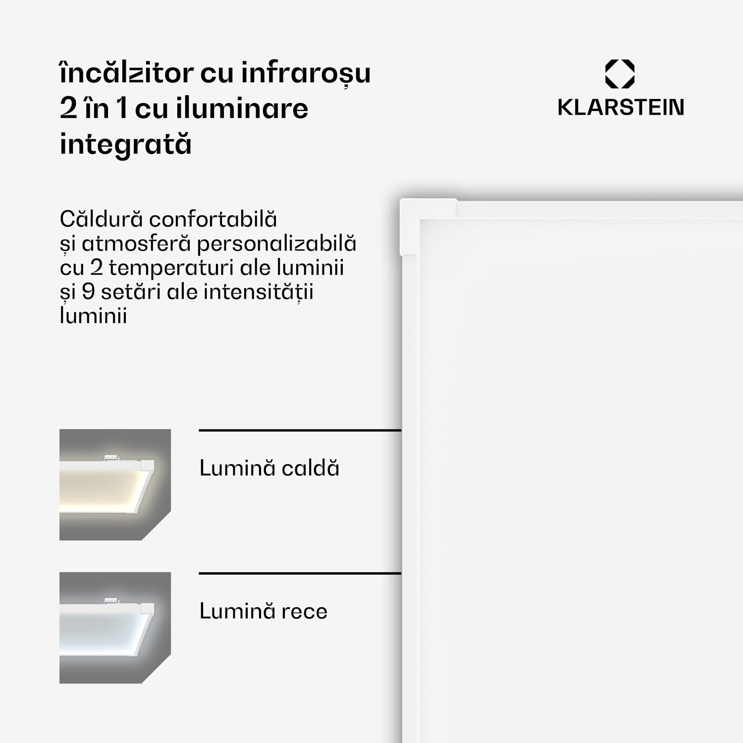 Panou infraroșu minunat | 360 W | 4 - 8 m² | Design minimalist | 60 cm x 60 cm 360 W