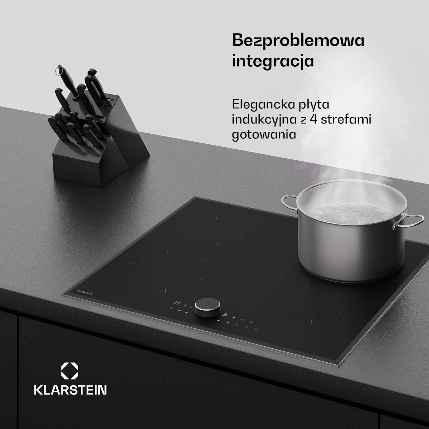 Płyta indukcyjna Magnichef | 4 strefy grzewcze | Nowoczesna & innowacyjna | 8200 W | 60 cm 