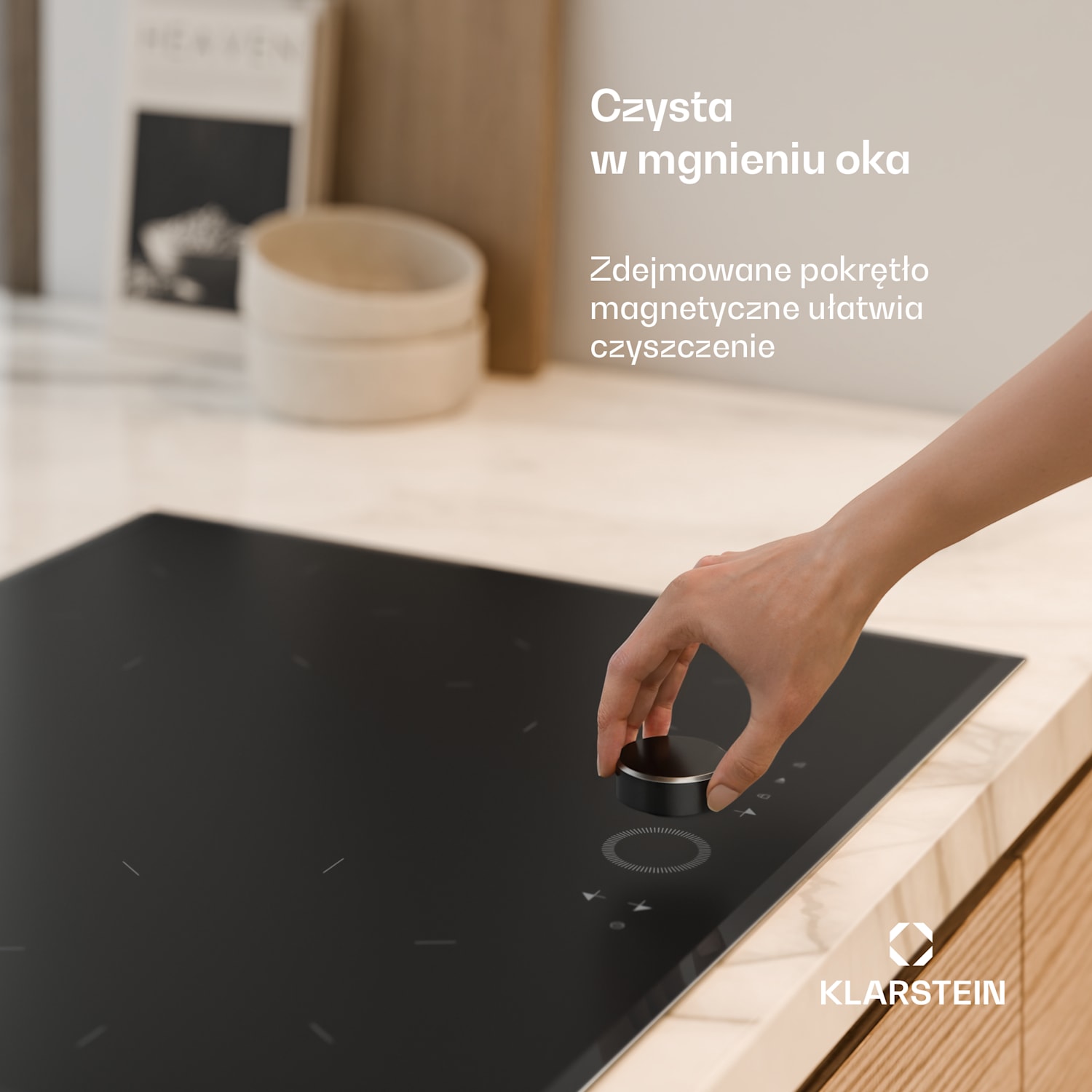 Płyta indukcyjna Magnichef | 4 strefy grzewcze | Nowoczesna & innowacyjna | 8200 W | 60 cm 