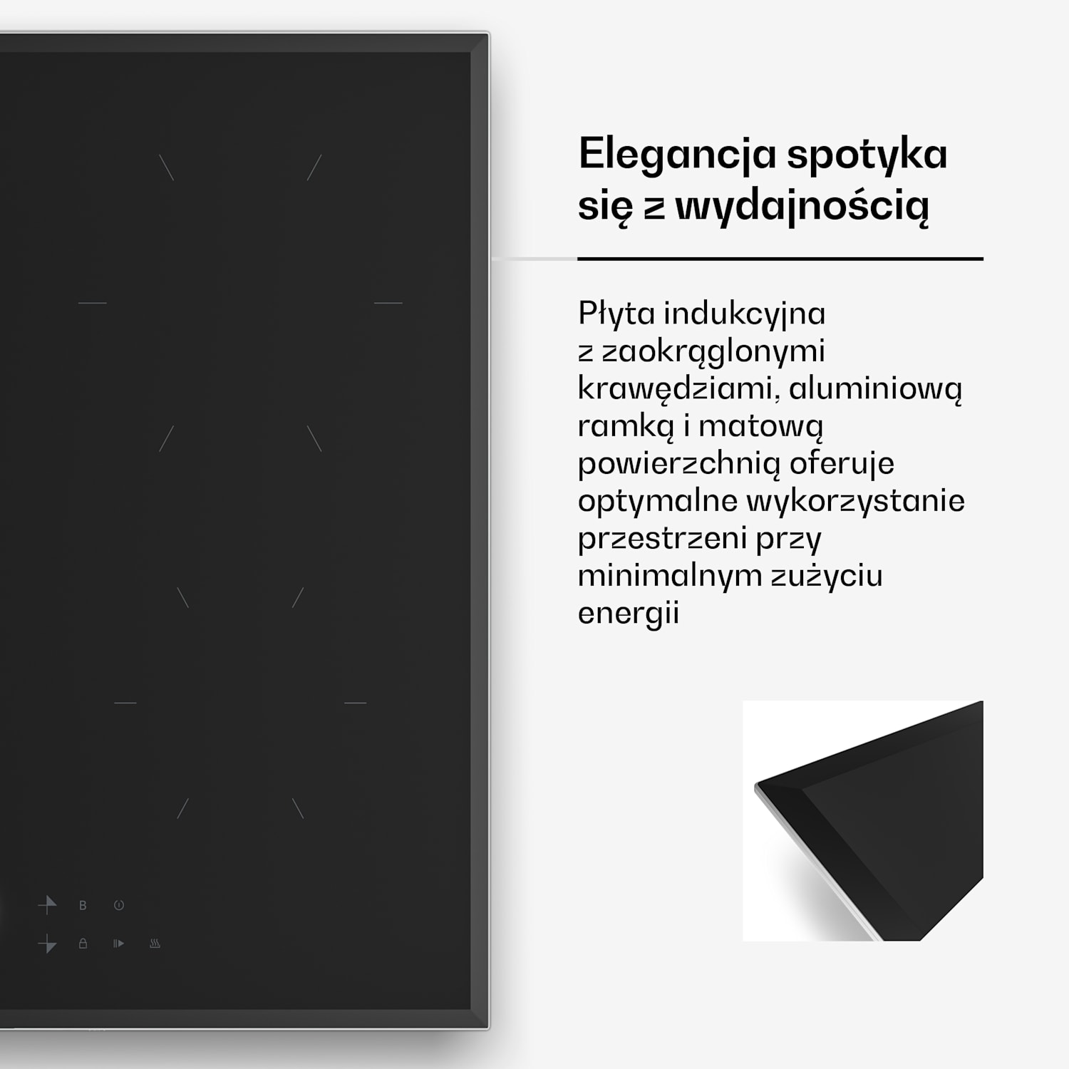 Płyta indukcyjna Magnichef | 4 strefy grzewcze | Nowoczesna & innowacyjna | 8200 W | 60 cm 