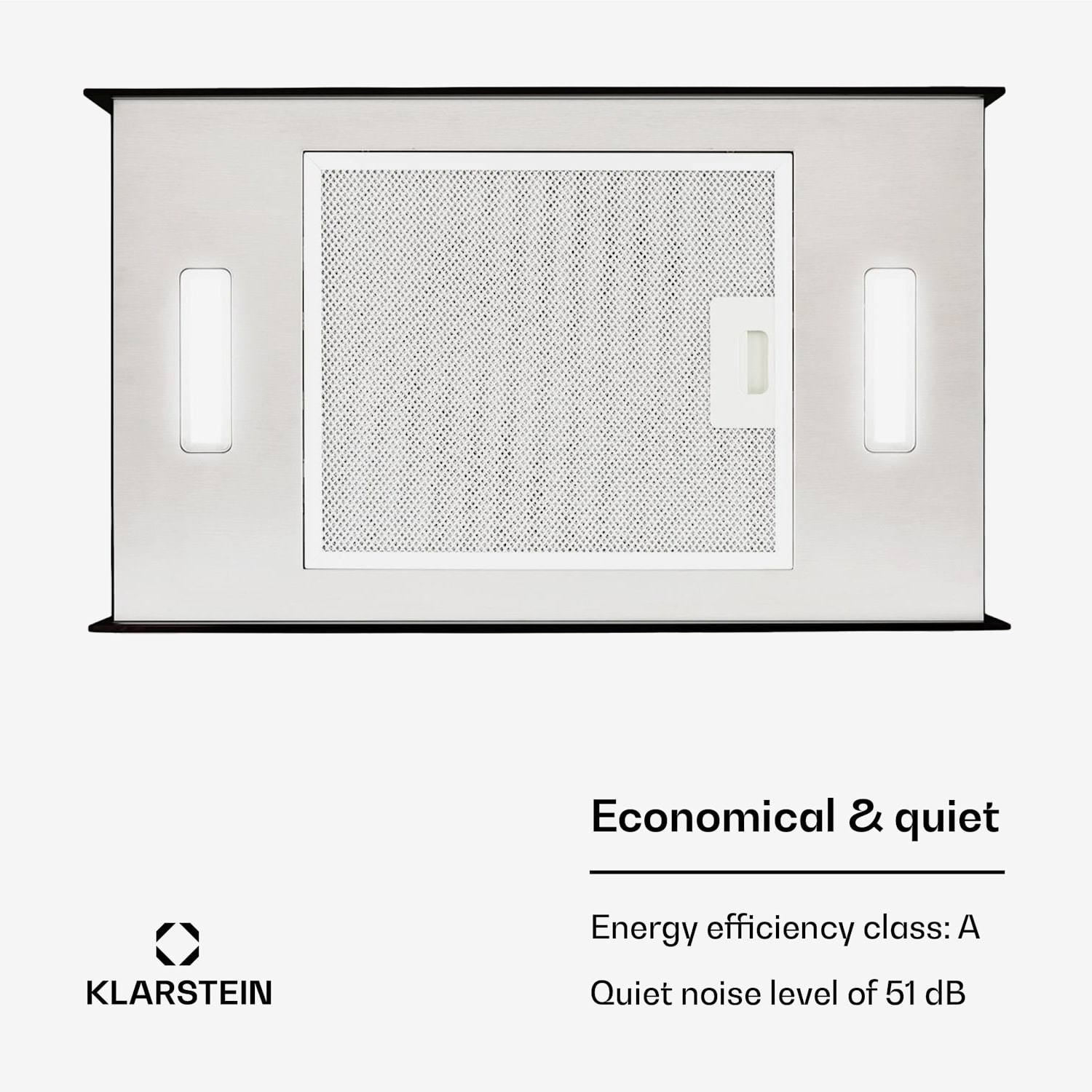 Kronleuchter L Island Exhaust Hood 60cm Exhaust Air: 590m³ / h LED Touch Black 60 cm | Black