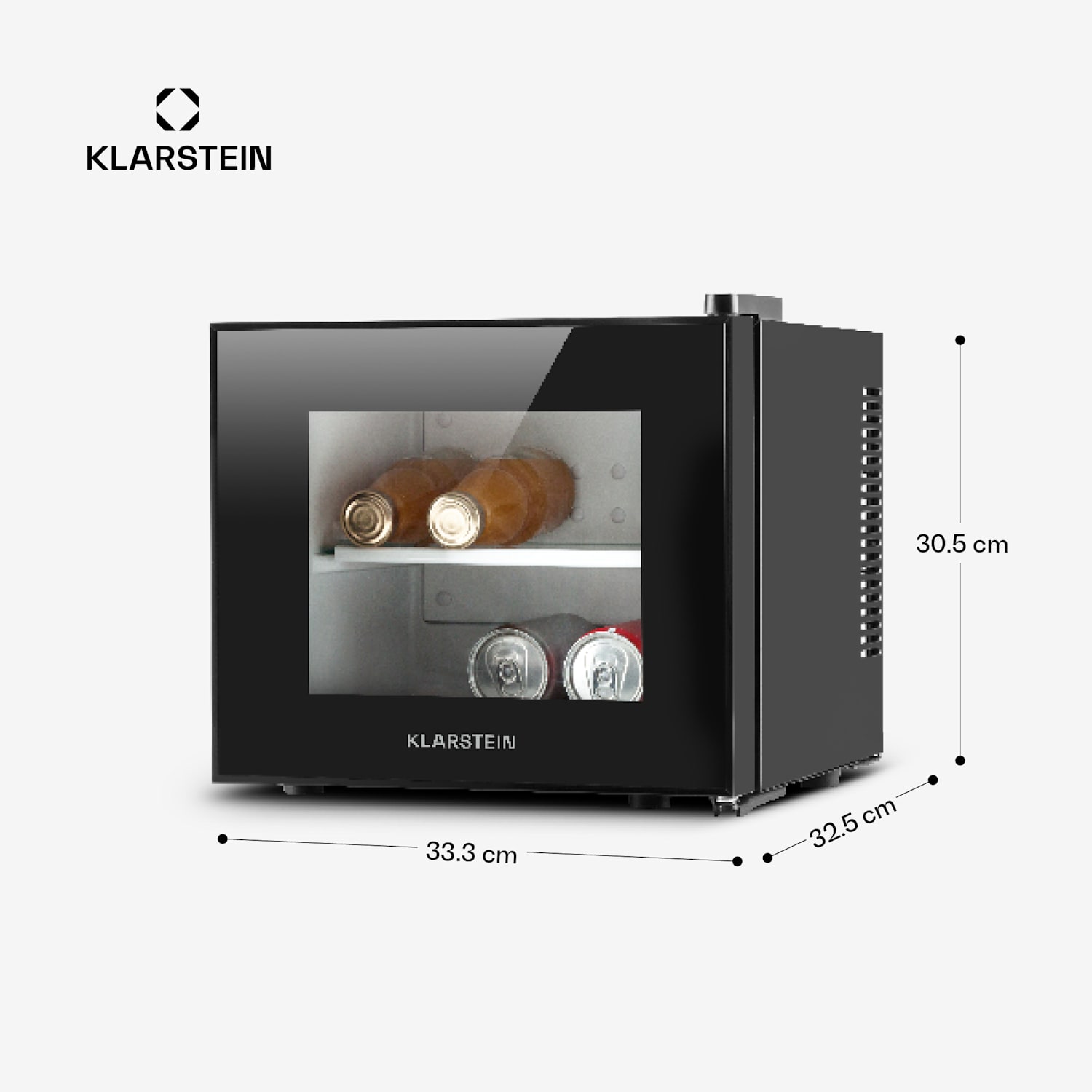 Frosty Mini Fridge 10 Litres 65W Class B Black 