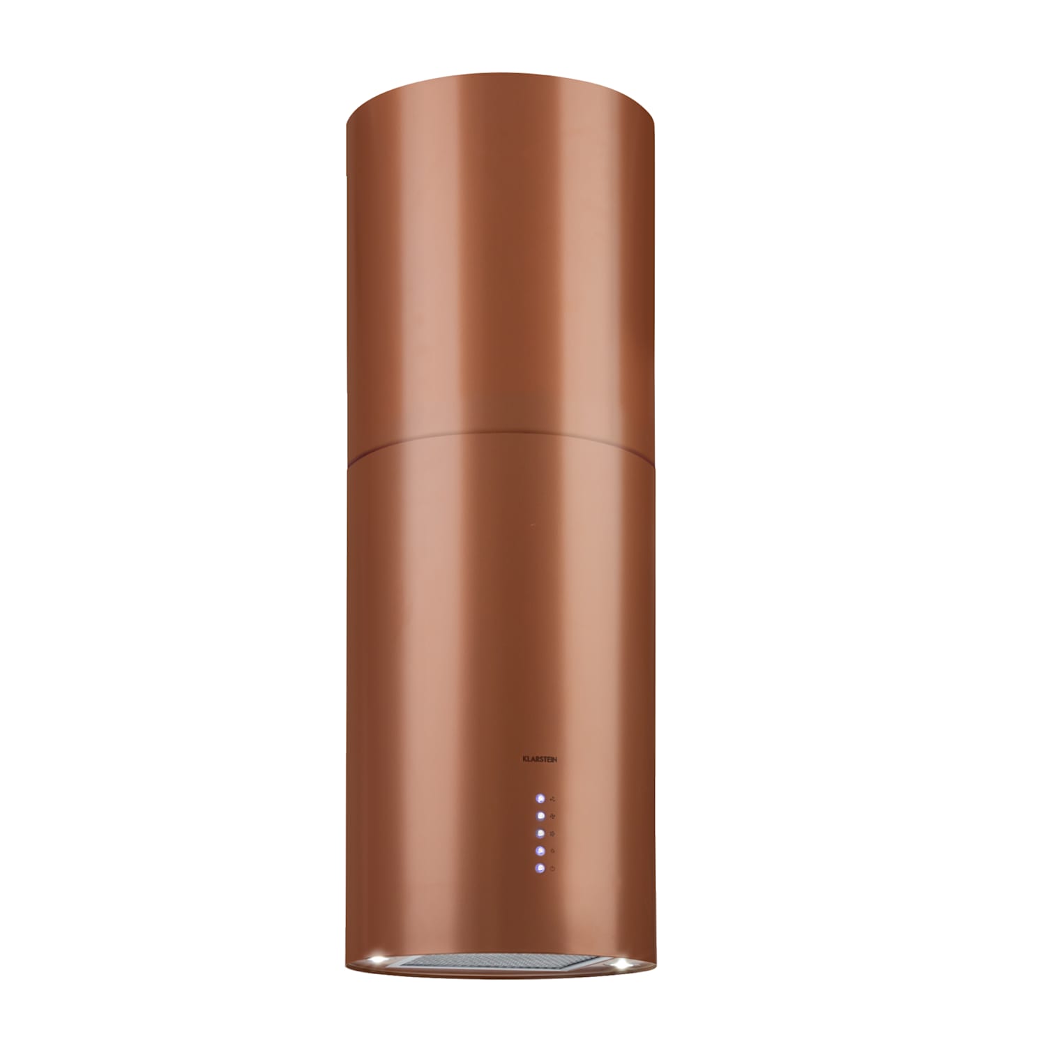 Beretta, Island Extractor Hood, Ø 35 cm, Exhaust / Circulating Air, 650m³ / h, LED, Copper Copper Metallic