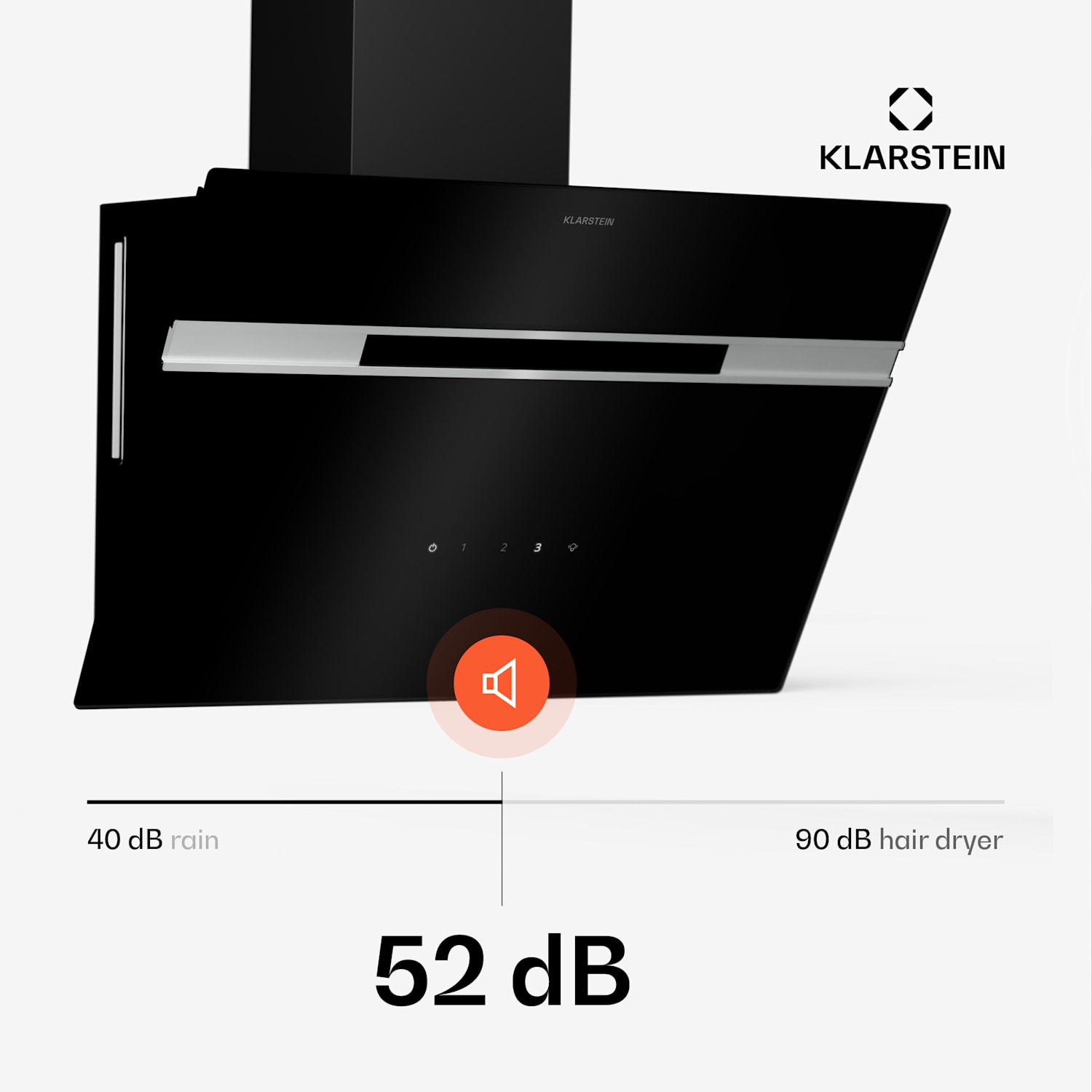 Athena cooker hood 60 cm | Silver