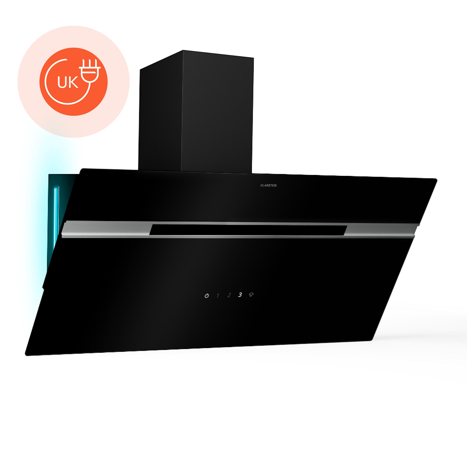 Athena cooker hood 90 cm | Silver