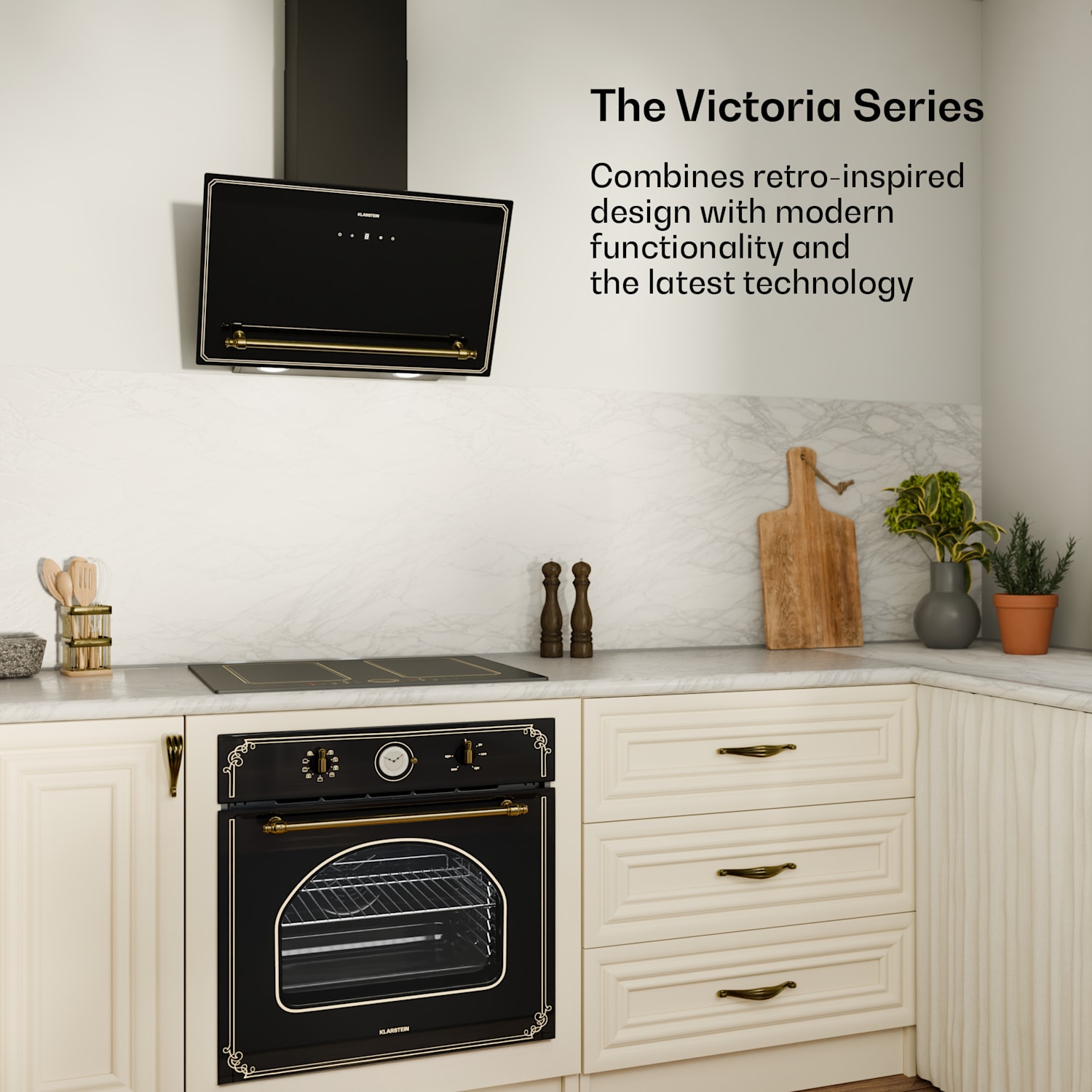 Victoria 4 Flex Induction Hob Built-in 7000 W 2 Flex Zones Timer 4 | Black