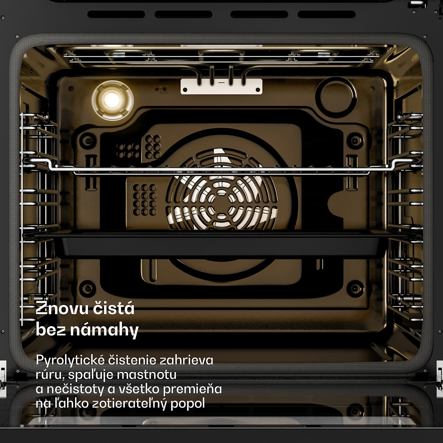 Victoria pyro-rúra | elektrická rúra s funkciou pyrolýzy | 3150 W | 76 l | 60 cm black