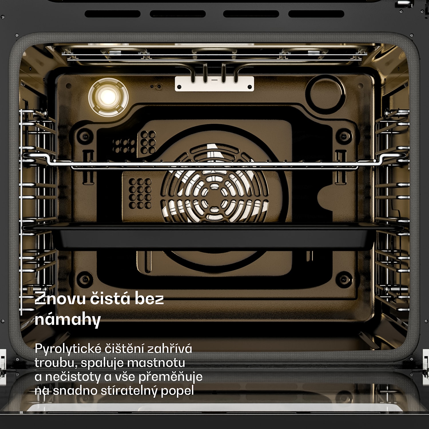 Victoria pyro-trouba | elektrická trouba s funkcí pyrolýzy | 3150 W | 76 l | 60 cm creme