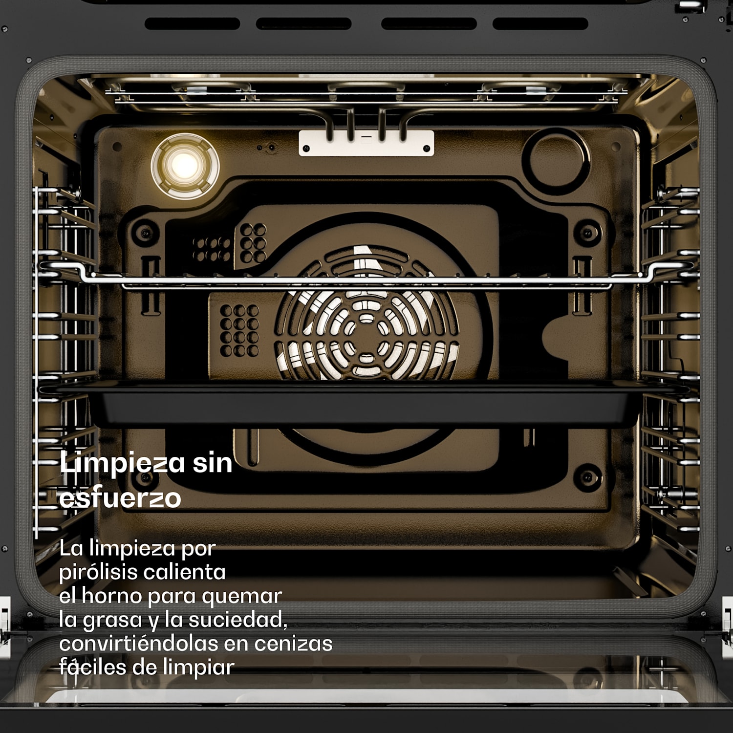 Victoria horno pirolítico | cocina eléctrica con función pirolítica | 3150 W | 76 l | 60 cm Crema