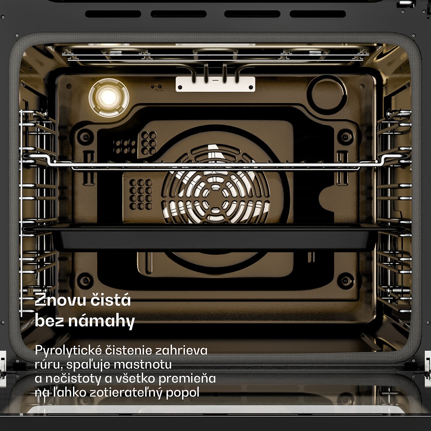 Victoria pyro-rúra | elektrická rúra s funkciou pyrolýzy | 3150 W | 76 l | 60 cm vintage_cream