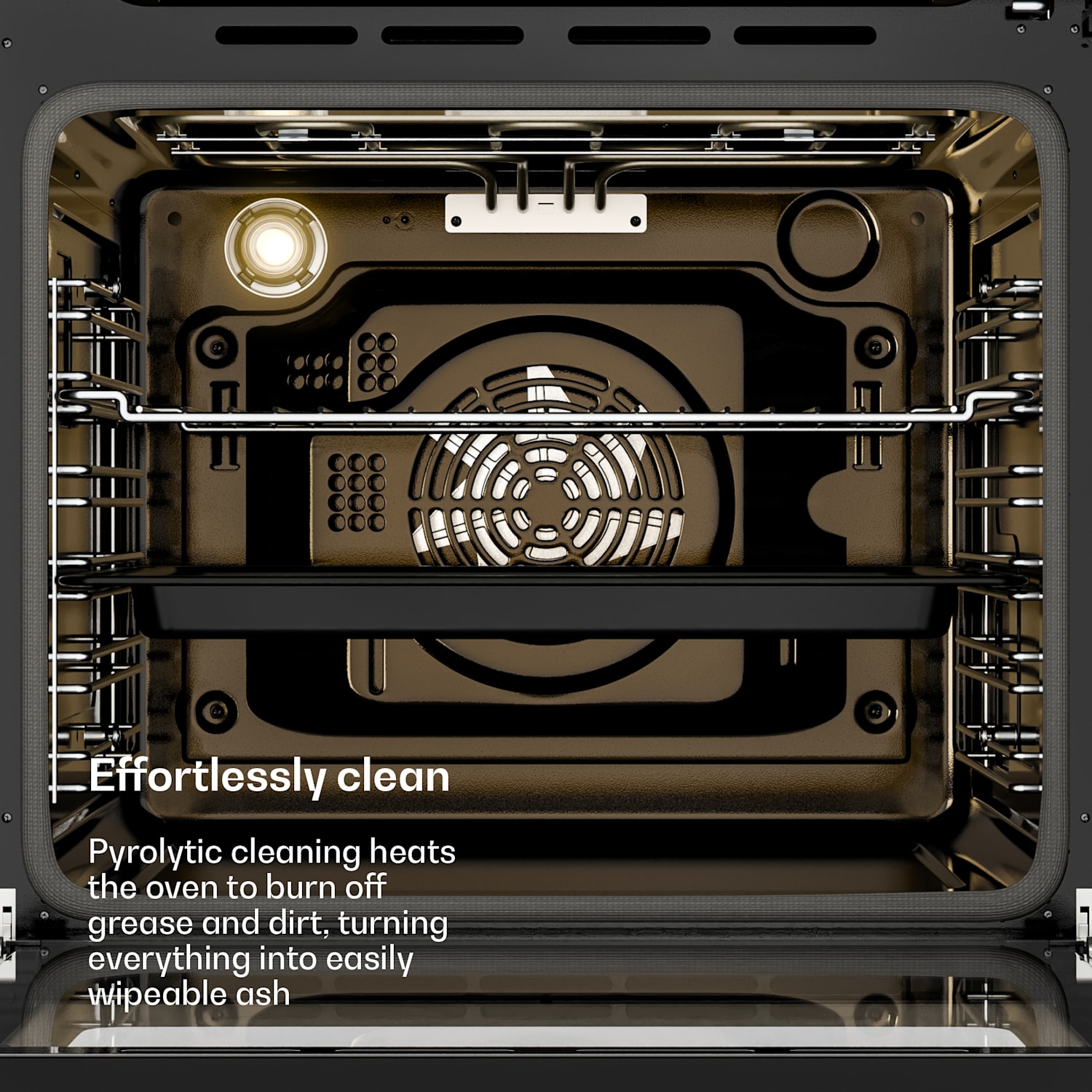 Victoria pyro oven | elektrische oven met pyrolyse functie | 3150 W | 76 L | 60 cm Vintage Crème