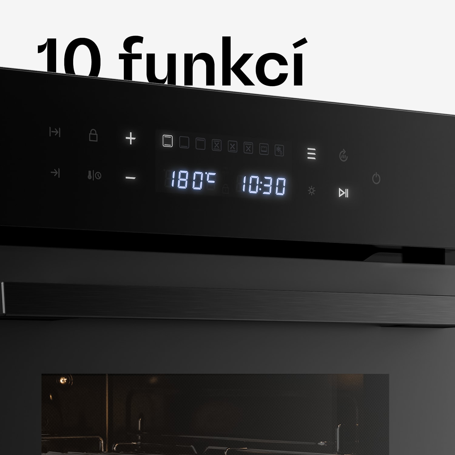 Vestavná trouba Velaire | 49 l | energetická třída A | 2350 W | černá | 45 cm 