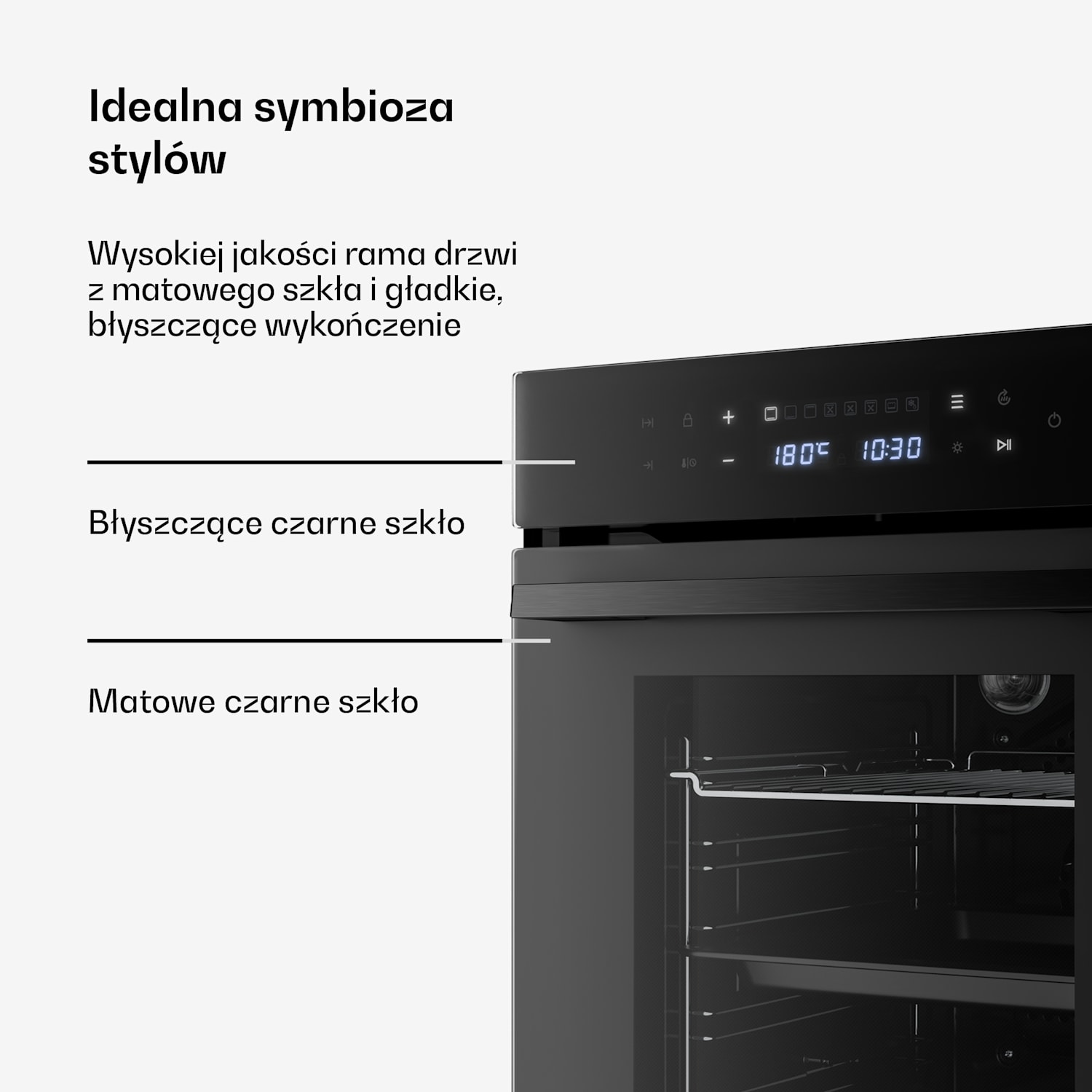 Piekarnik do zabudowy Velaire | 49 l | Klasa efektywności energetycznej A | 2350 W | Czarny | 45 cm 