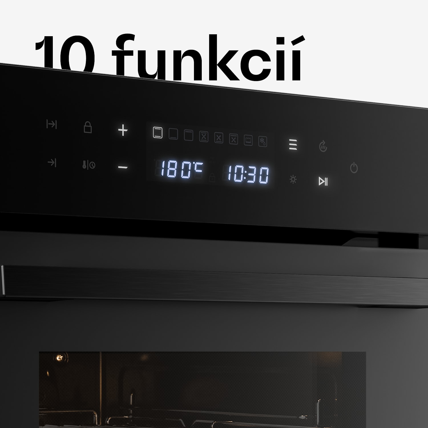 Velaire vstavaná rúra | 49 l | energetická trieda A | 2350 W | čierna | 45 cm 