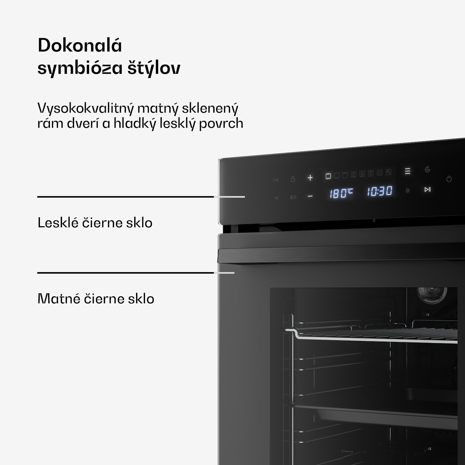 Velaire vstavaná rúra | 49 l | energetická trieda A | 2350 W | čierna | 45 cm 