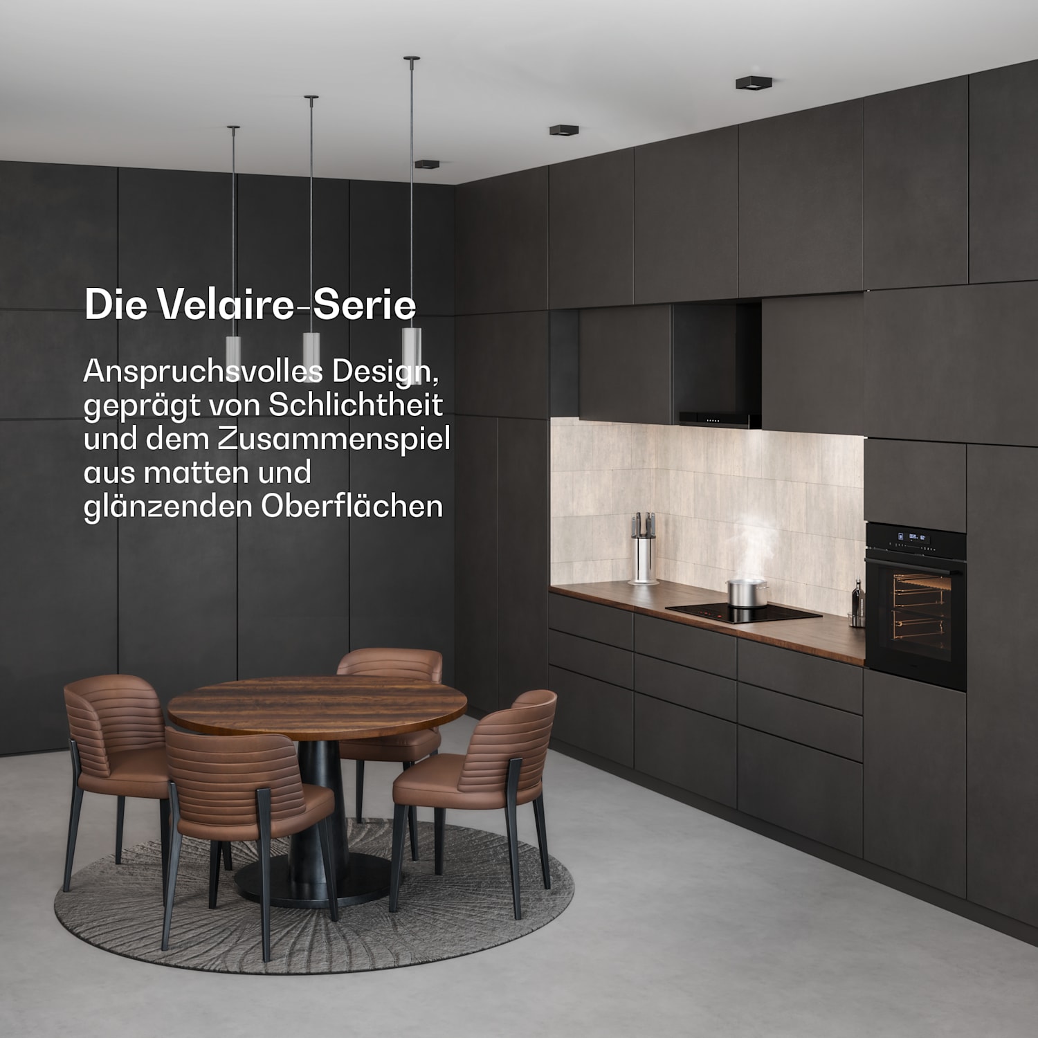 Velaire Einbaubackofen | 90 cm | 127 Liter | Energieeffizientzklasse A 90 cm