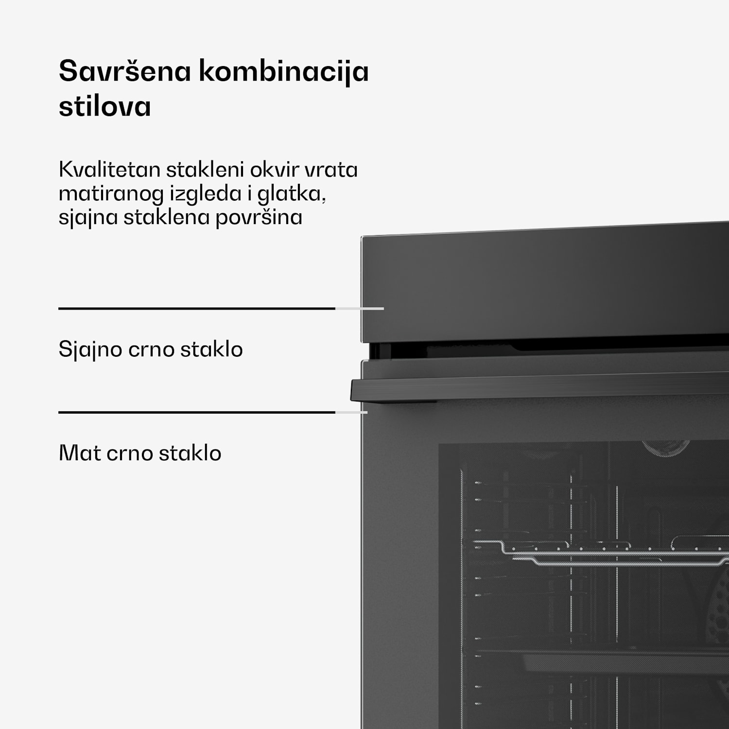 Velaire ugradbena pećnica | 90 cm | 127 litara | Energetska klasa A 90 cm