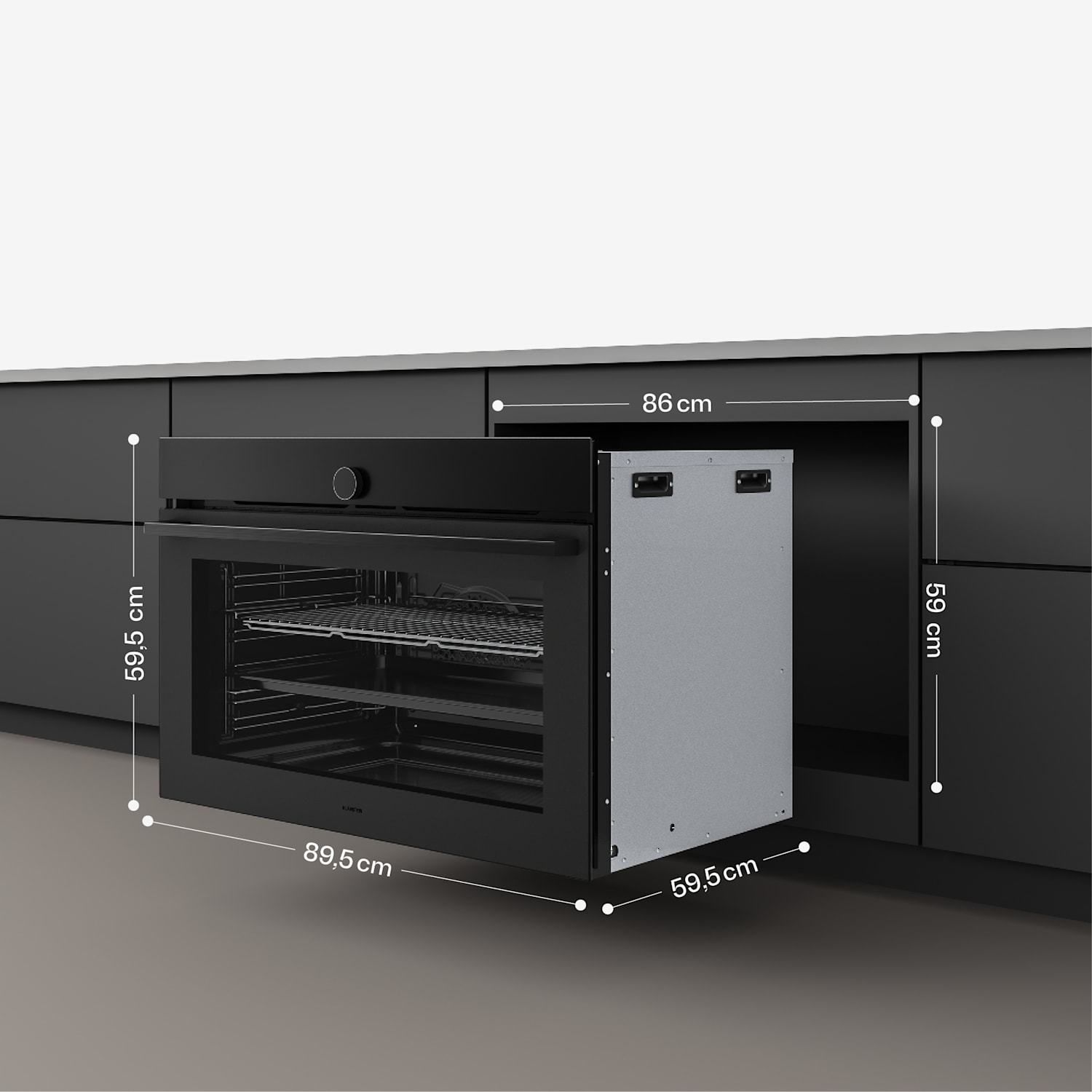 Forno da incasso Velaire | 90 cm | 127 litri | Classe di efficienza energetica A 90 cm