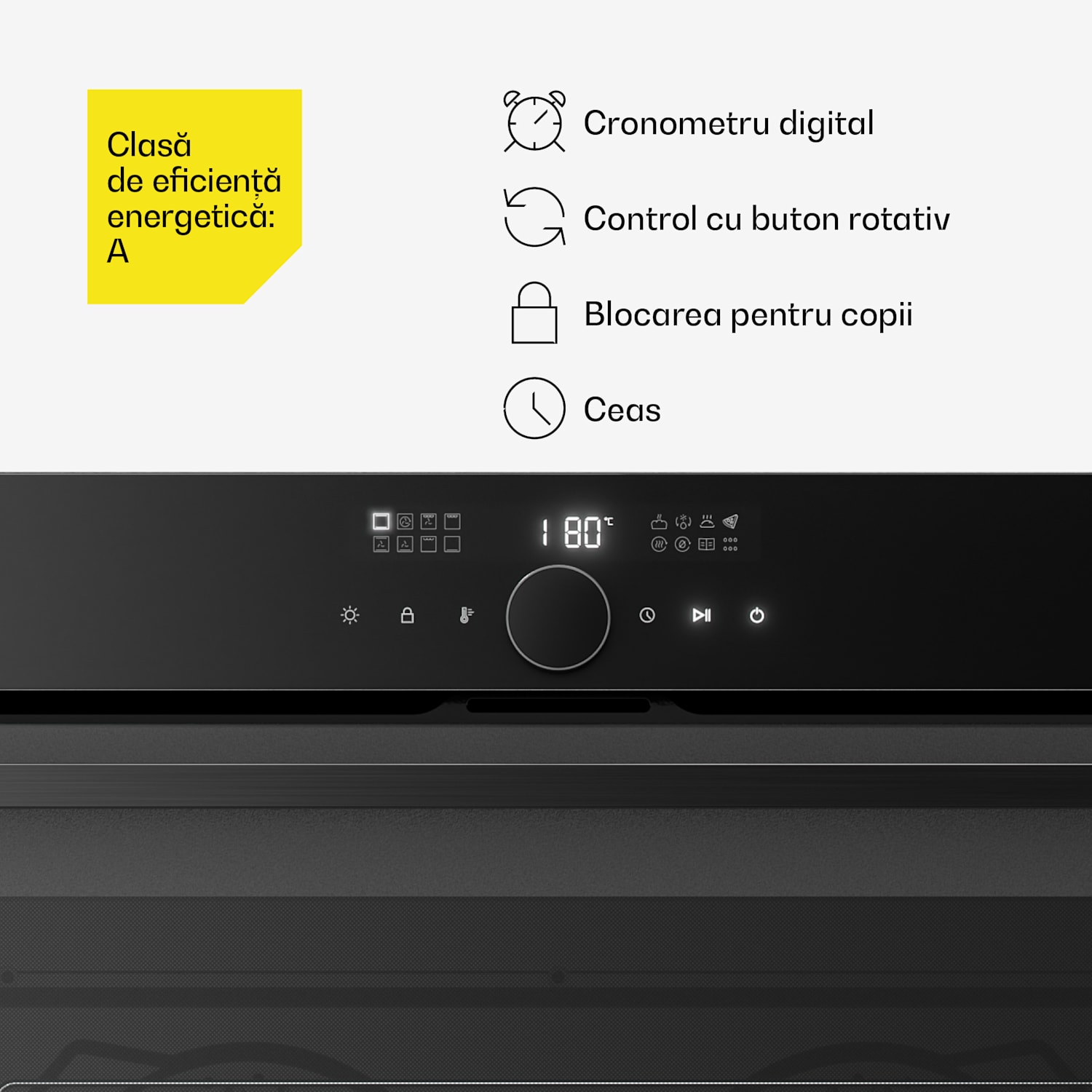 Cuptor încorporabil Velaire | 90 cm | 127 litri | Clasa de eficiență energetică A 90 cm