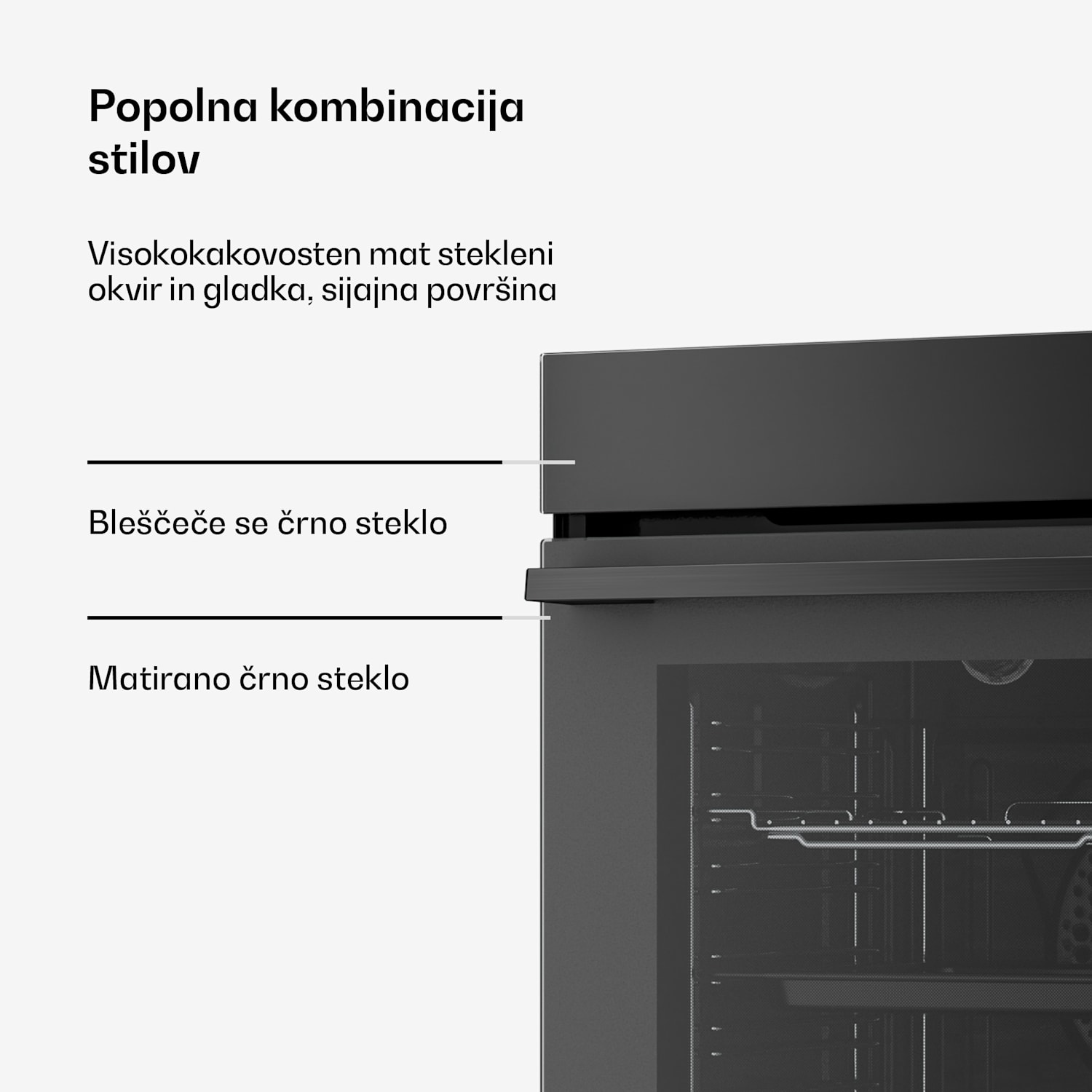 Forno da incasso Velaire | 90 cm | 127 litri | Classe di efficienza energetica A 90 cm