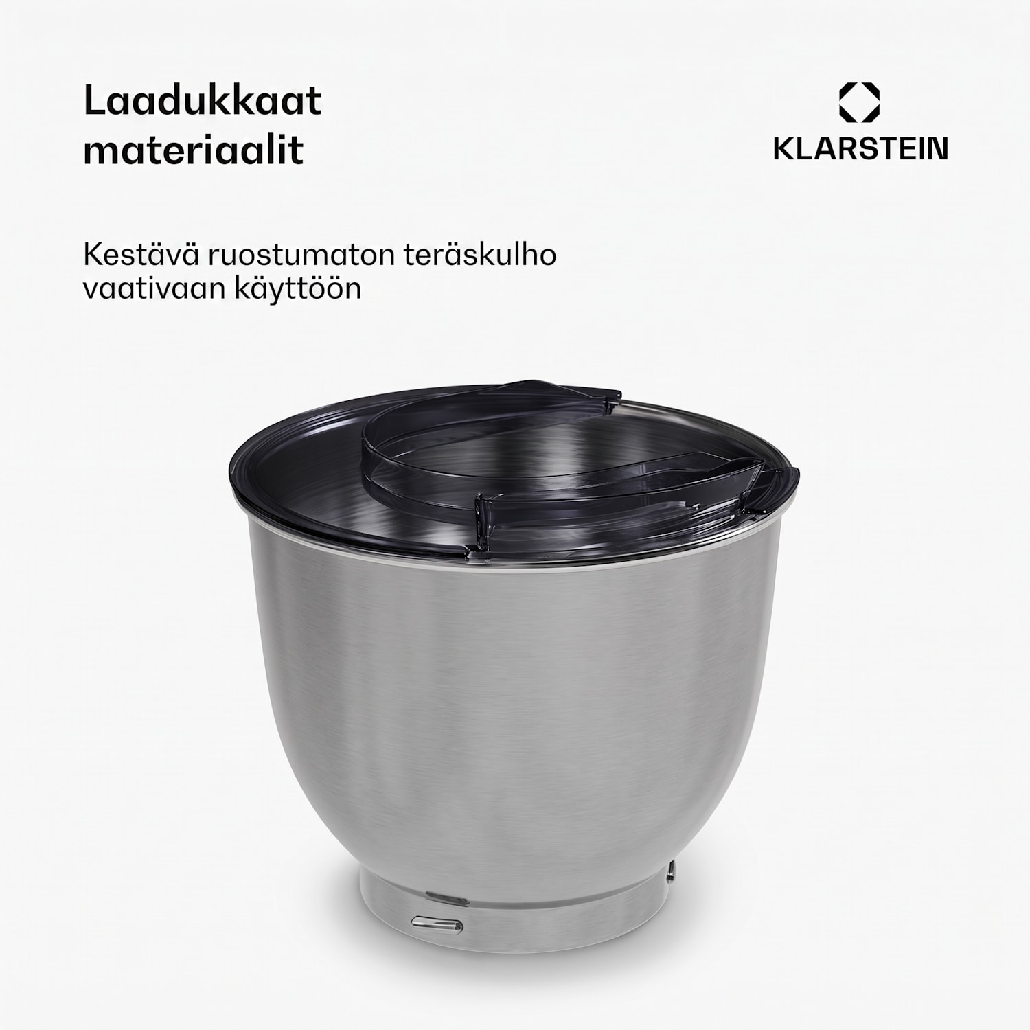 Bella Evo/Bella Pico sekoituskulho | Ruostumaton teräs | 5 litraa | 0,6 kg taikinaa | Astianpesukoneen kestävä 