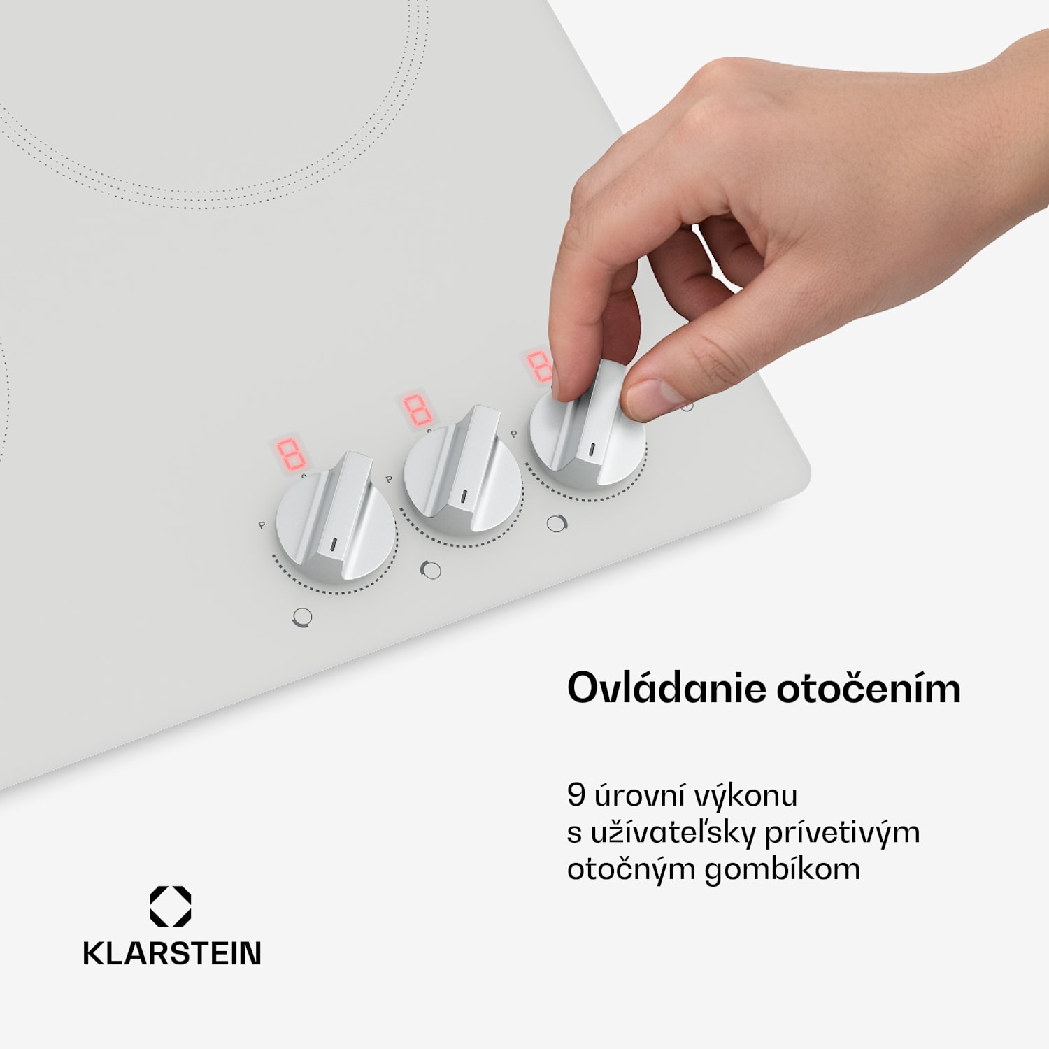 Kochheld indukčná varná doska | Elegantná a výkonná | 3 varné zóny | 5700 W | 45 cm 45 cm | Biela