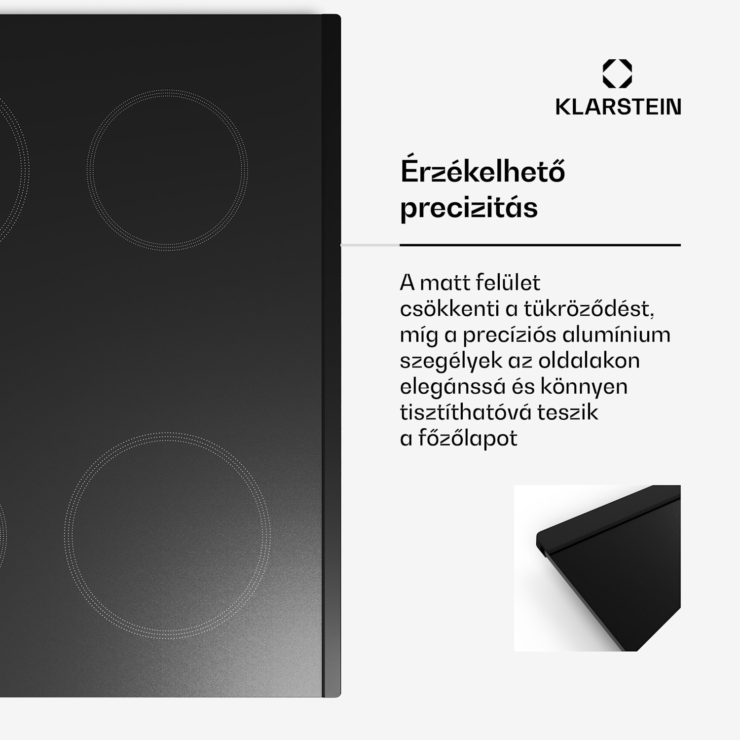 Kochheld indukciós főzőlap | Elegáns és erőteljes | 4 főzőzóna | 7200 W | 60 cm 60 cm | Fekete