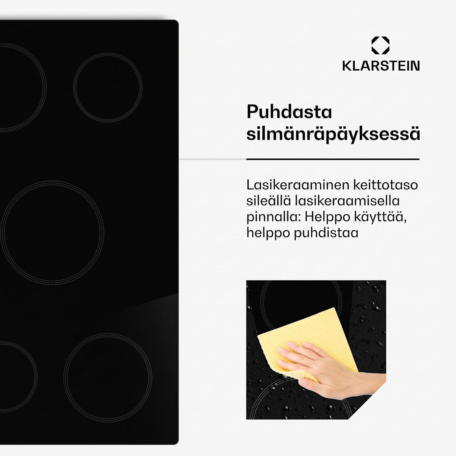 Kochheld induktiokeittotaso | Tyylikäs & tehokas | 5 keittoaluetta | 8700 W | 90 cm 90 cm | Musta