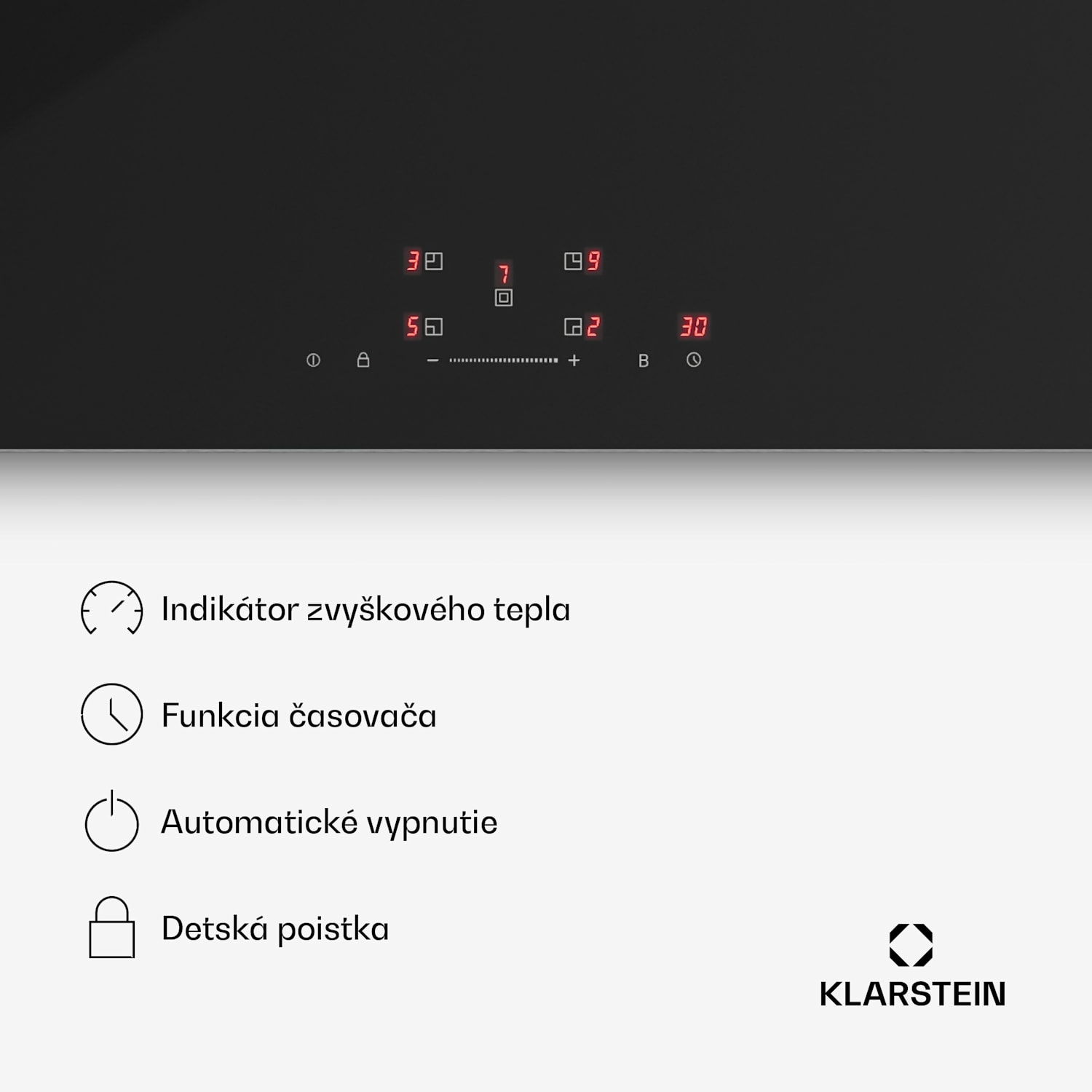 PowerGlide indukčná varná doska | Moderná a výkonná | 5 varných zón | 9800 W | 90 cm 90 cm | Lesklý | Čierna