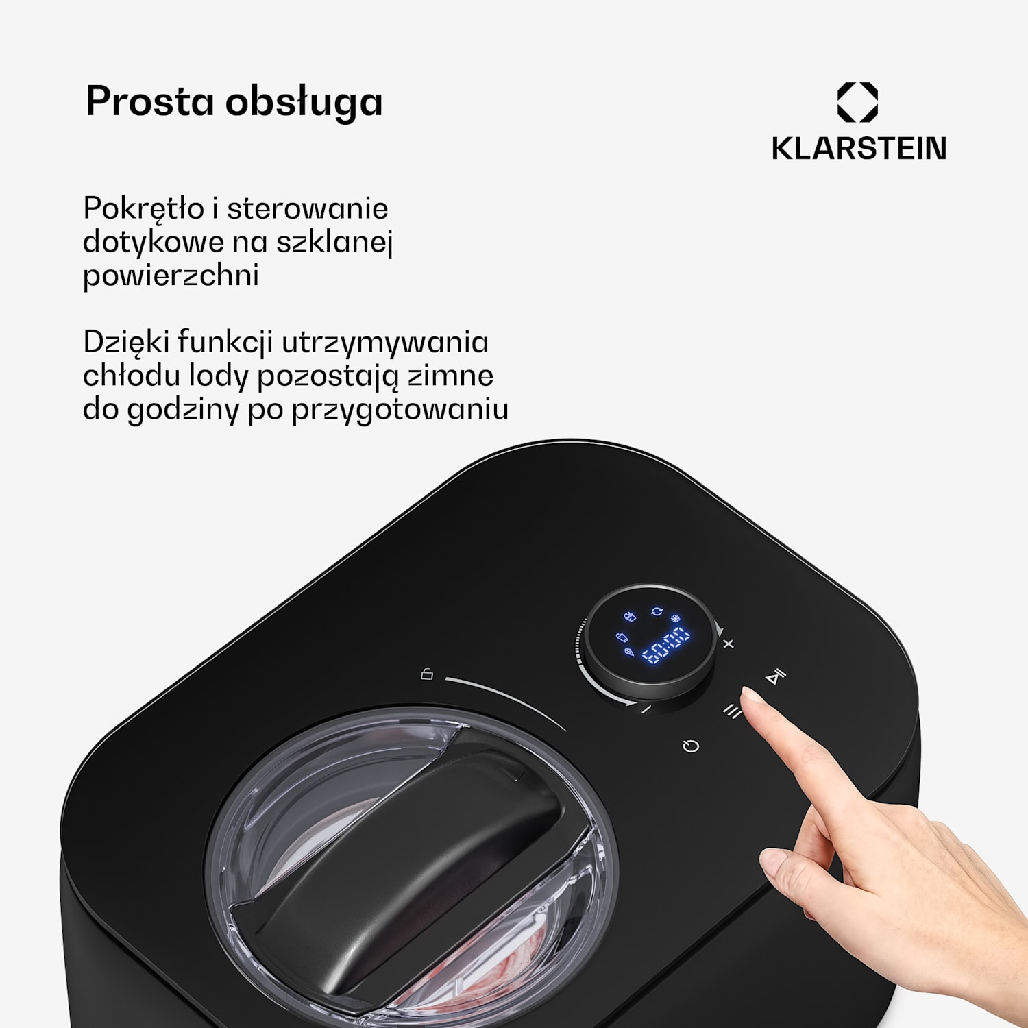 FrostFusion maszynka do lodów, slushy i jogurtów ze sprężarką | 1 l | 100 W 