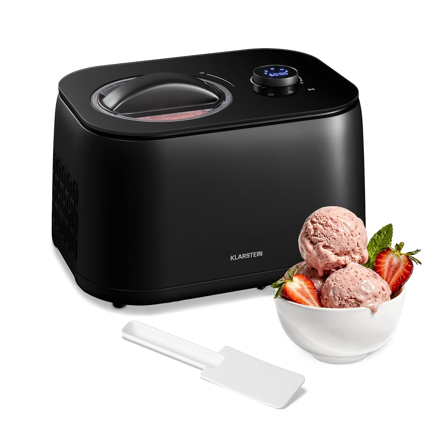 FrostFusion machine à glace, préparateur de slushie et yaourt avec compresseur | 1 l | 100 W 