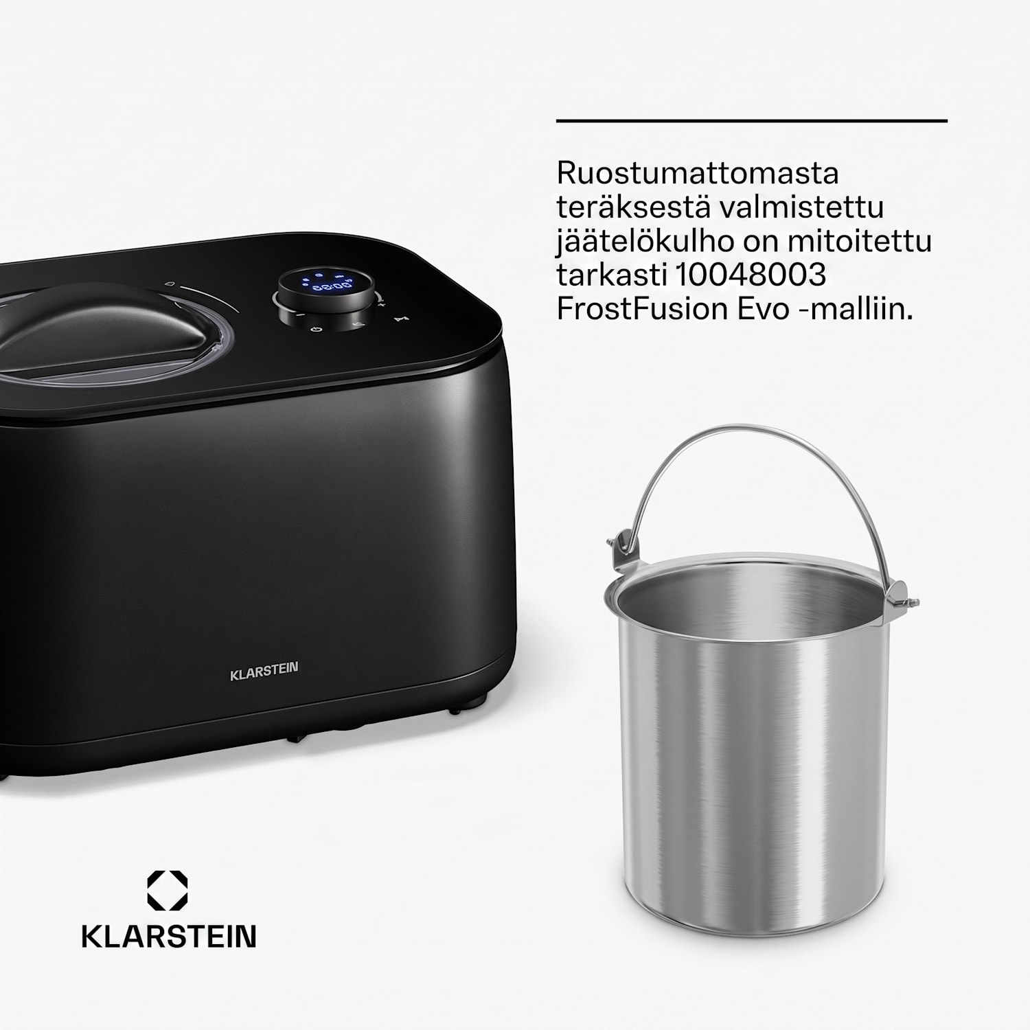 FrostFusion jääastia | 1 litra | ruostumaton teräs | naarmuuntumaton | astianpesukoneen kestävä 