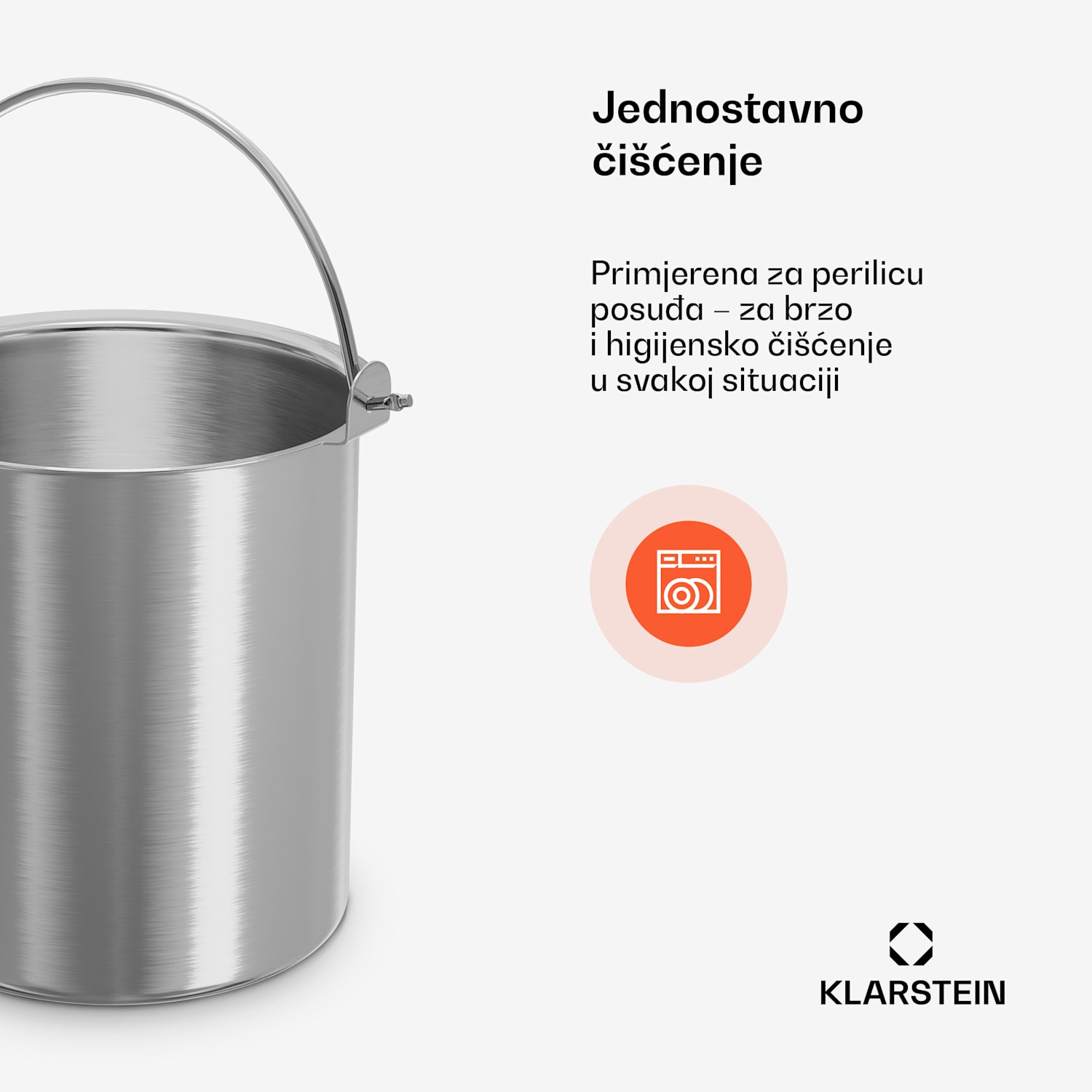 FrostFusion posuda za led | 1 litra | nehrđajući čelik | otporno na koroziju | otporno na ogrebotine | perivo u perilici posuđa 