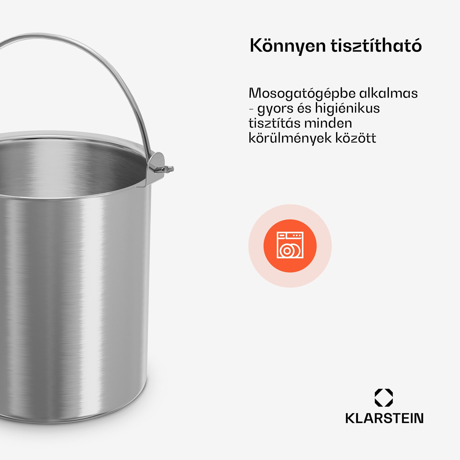 FrostFusion jégtartály | 1 liter | rozsdamentes acél | korrózióálló | karcálló | mosogatógépben mosható 