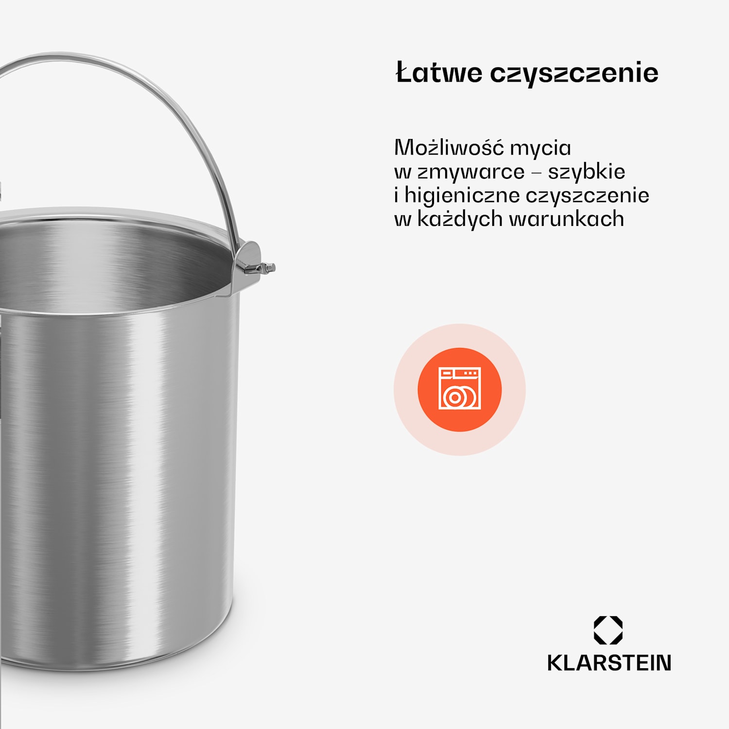 FrostFusion pojemnik na lody | 1 l | stal nierdzewna | odporny na rdzę | odporny na zarysowania | możliwość mycia w zmywarce 