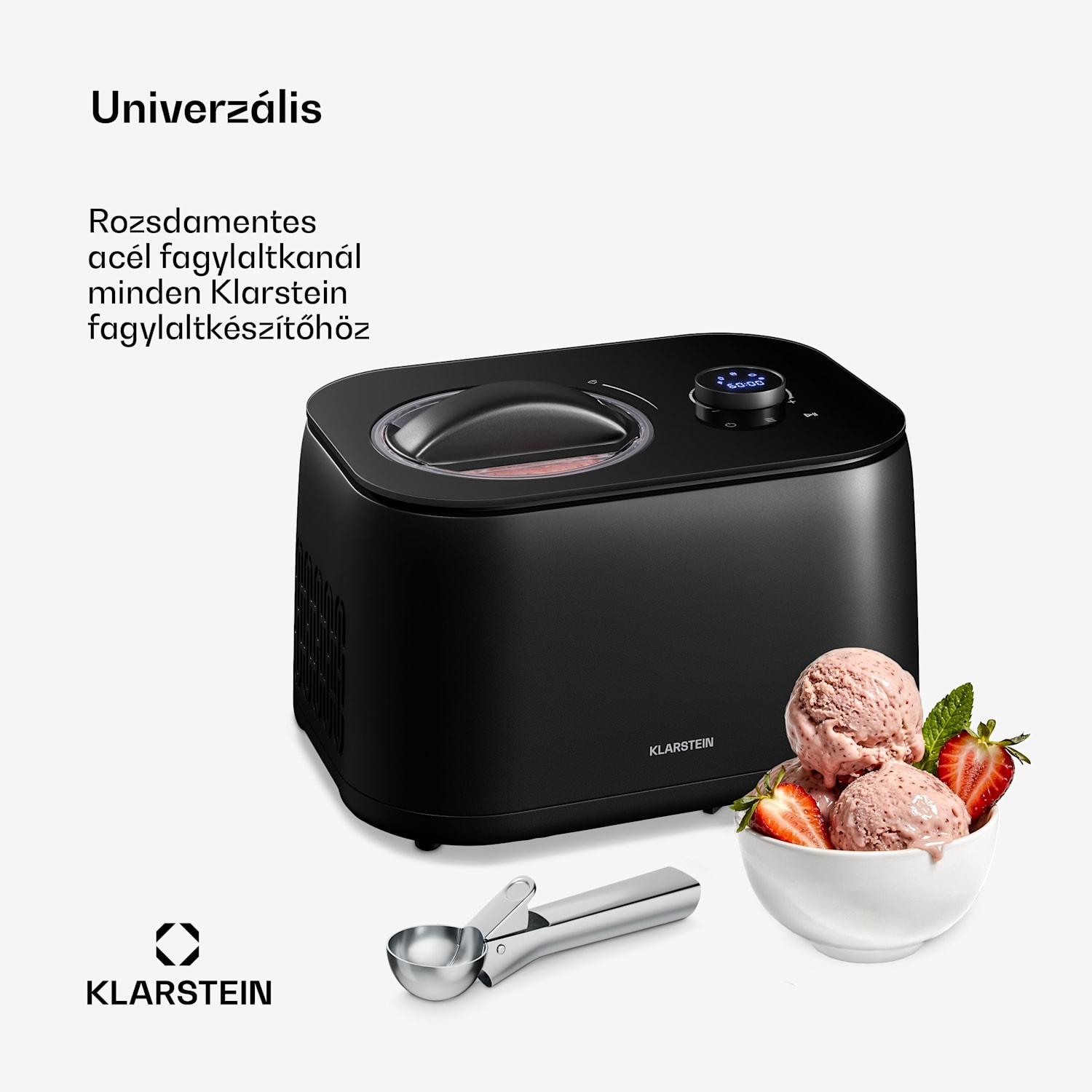 FrostFusion fagylaltkanál | rozsdamentes acél | csúszásmentes | ergonomikus | mosogatógépbe alkalmas 