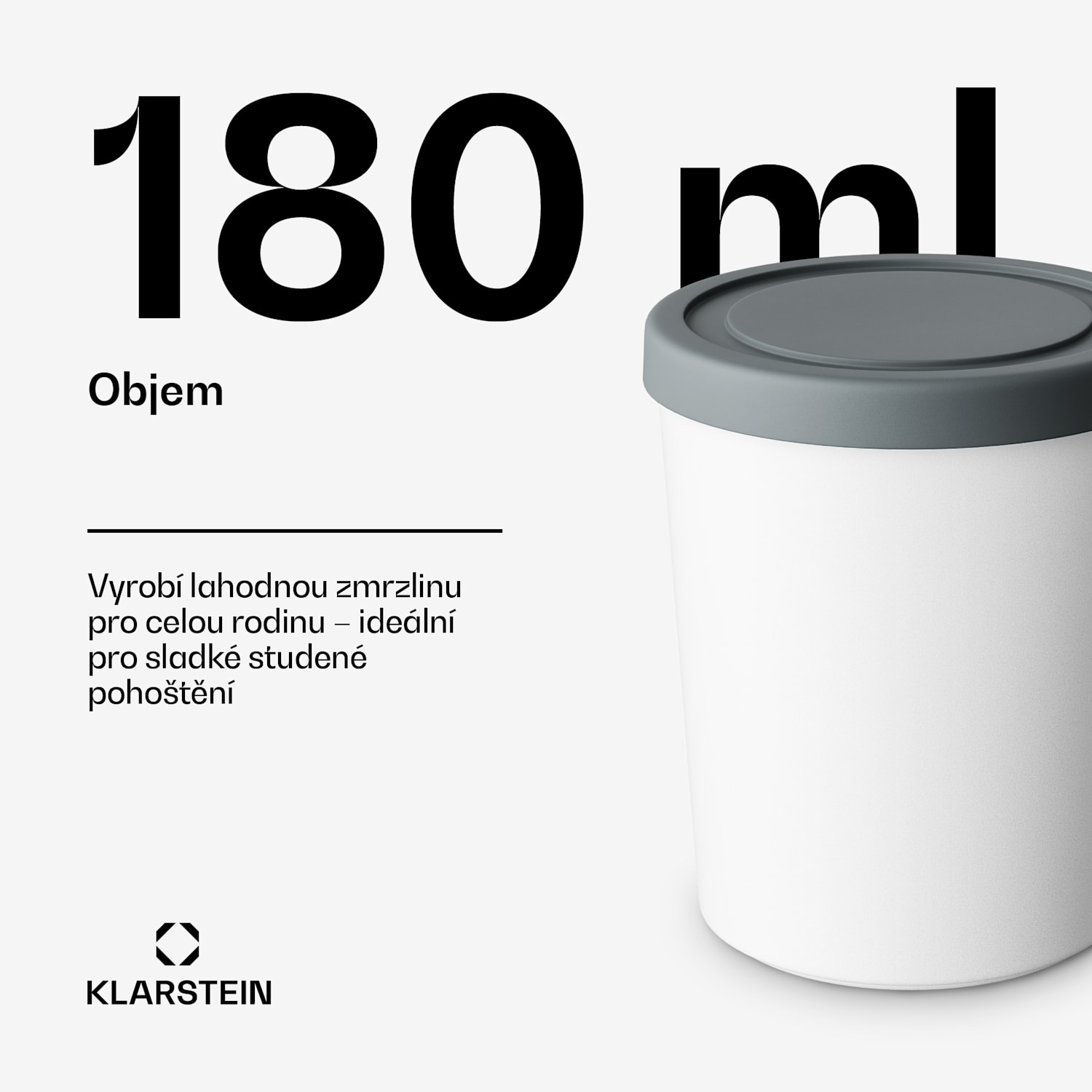 Sada na led | 180 mililitrů | plast | lze mýt v myčce nádobí 