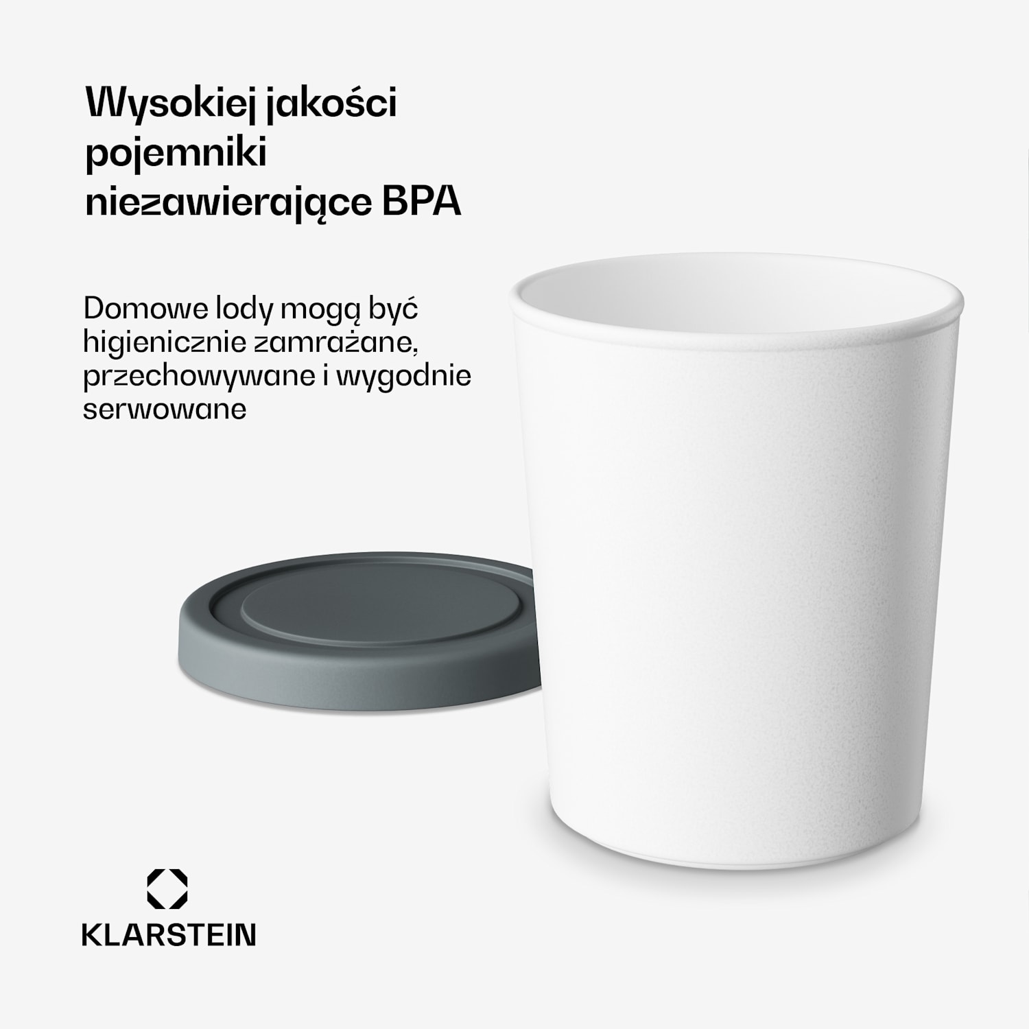 Zestaw pojemników | 180 ml | tworzywo sztuczne | możliwość mycia w zmywarce 