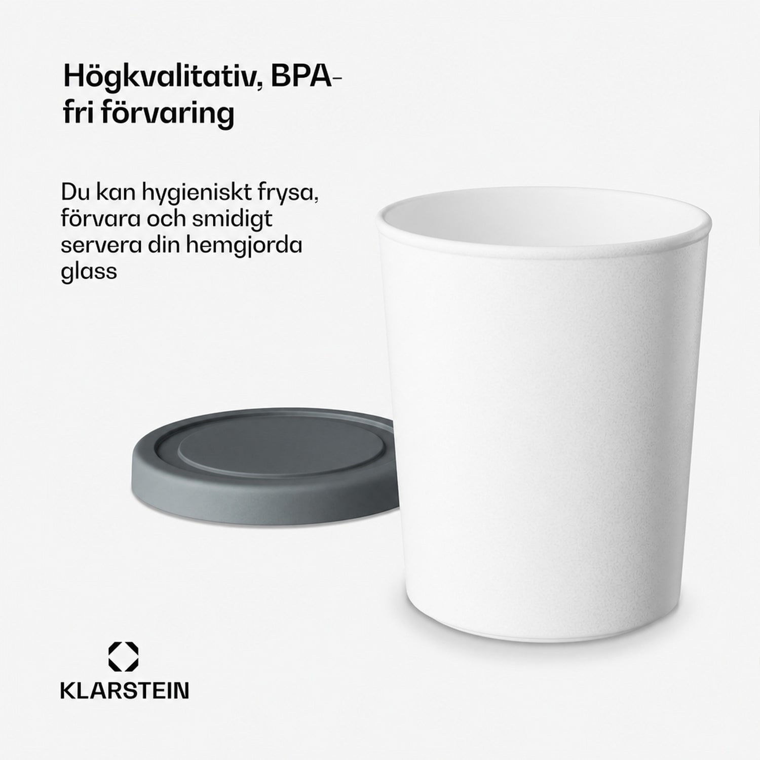 Isbehållarset | 180 milliliter | Plast | Tål diskmaskin 