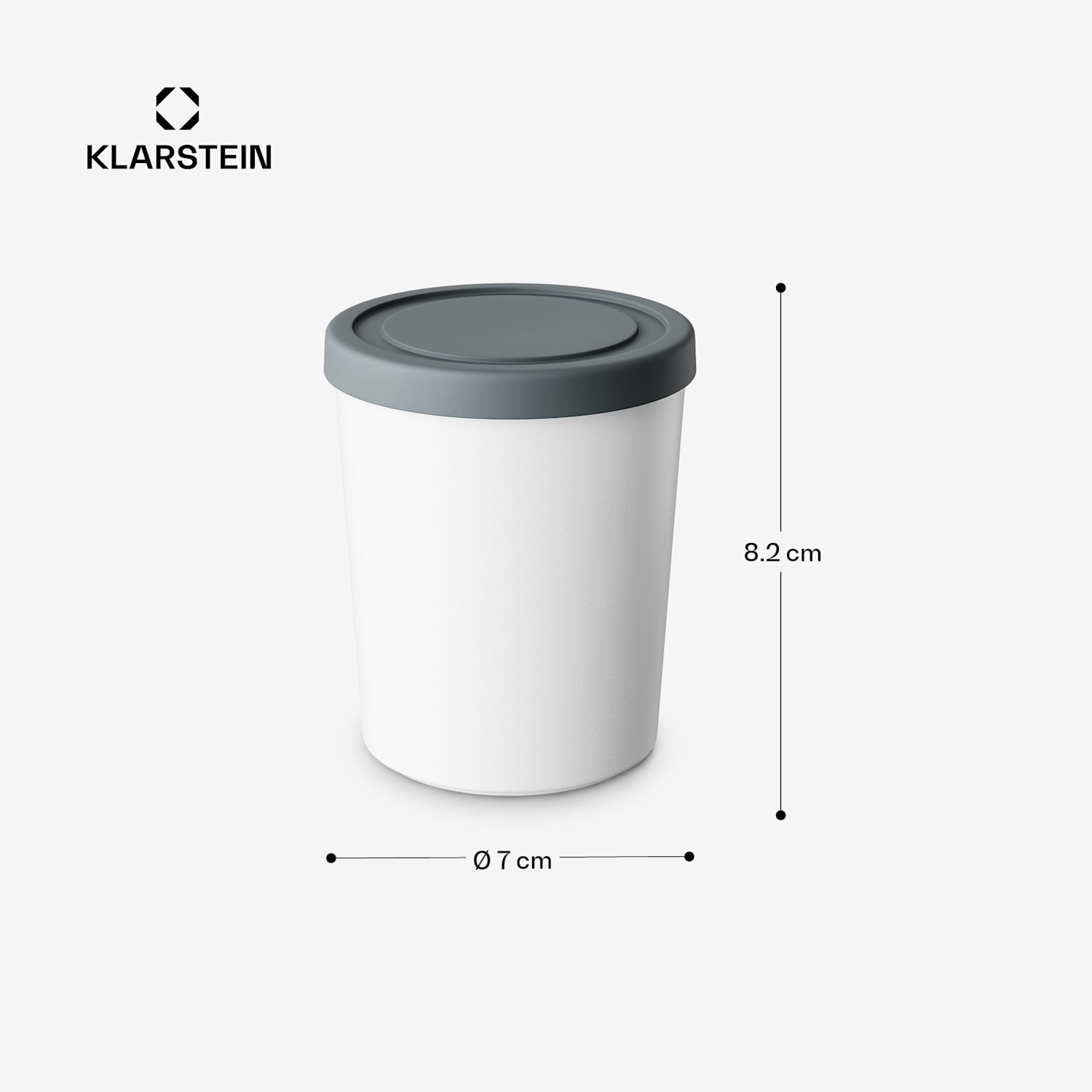 Ice cream container set | 180 millilitres | plastic | dishwasher safe 