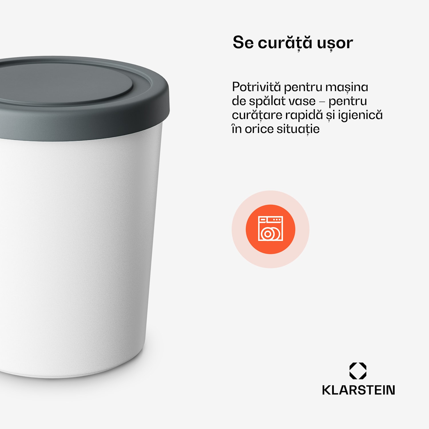 Se pot spăla ușor în mașina de spălat vase după utilizare 