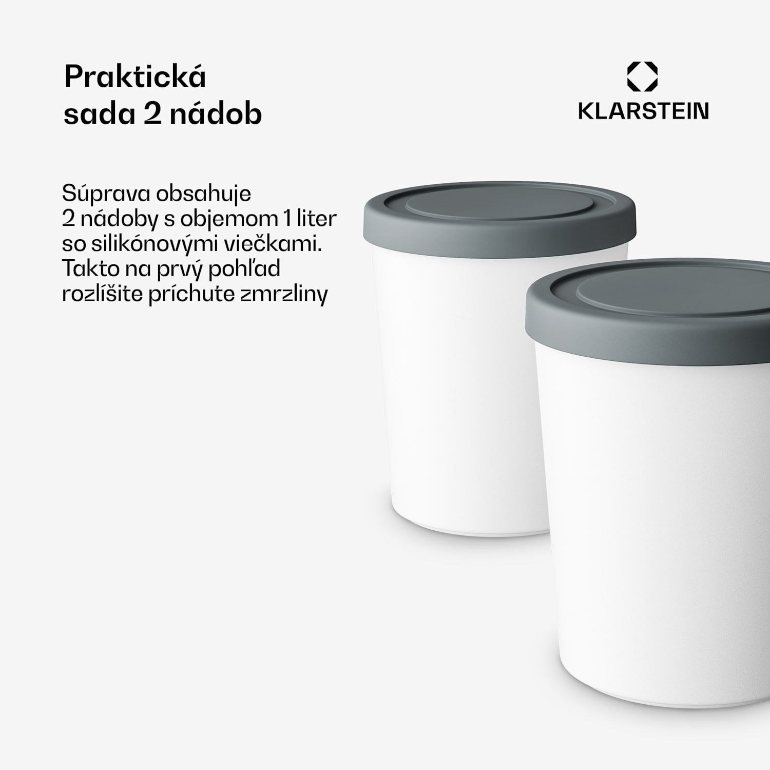 Súprava na ľad | 1 liter | plast | vhodné do umývačky riadu 