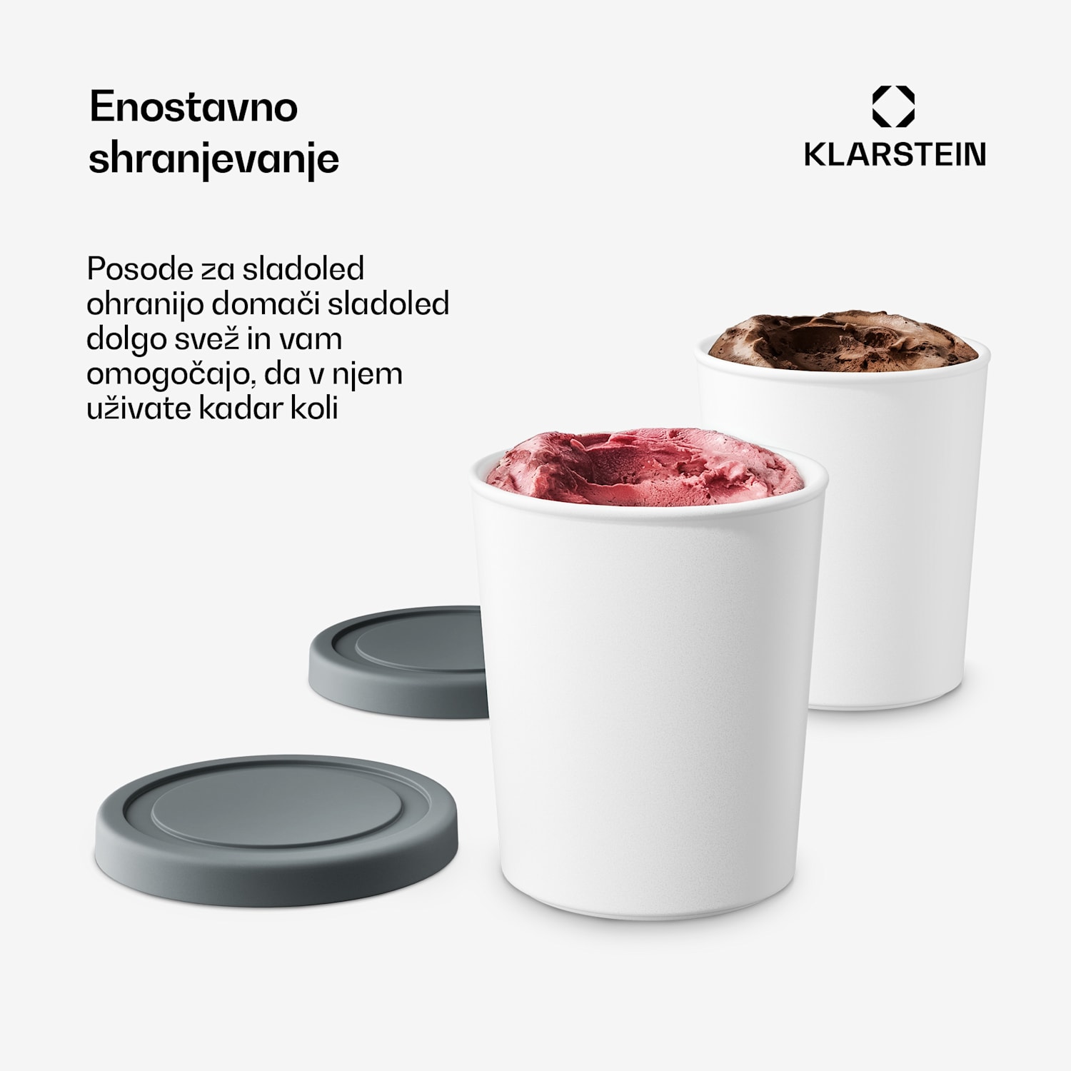 Komplet za led | 1 liter | plastika | primerno za pomivanje v pomivalnem stroju 